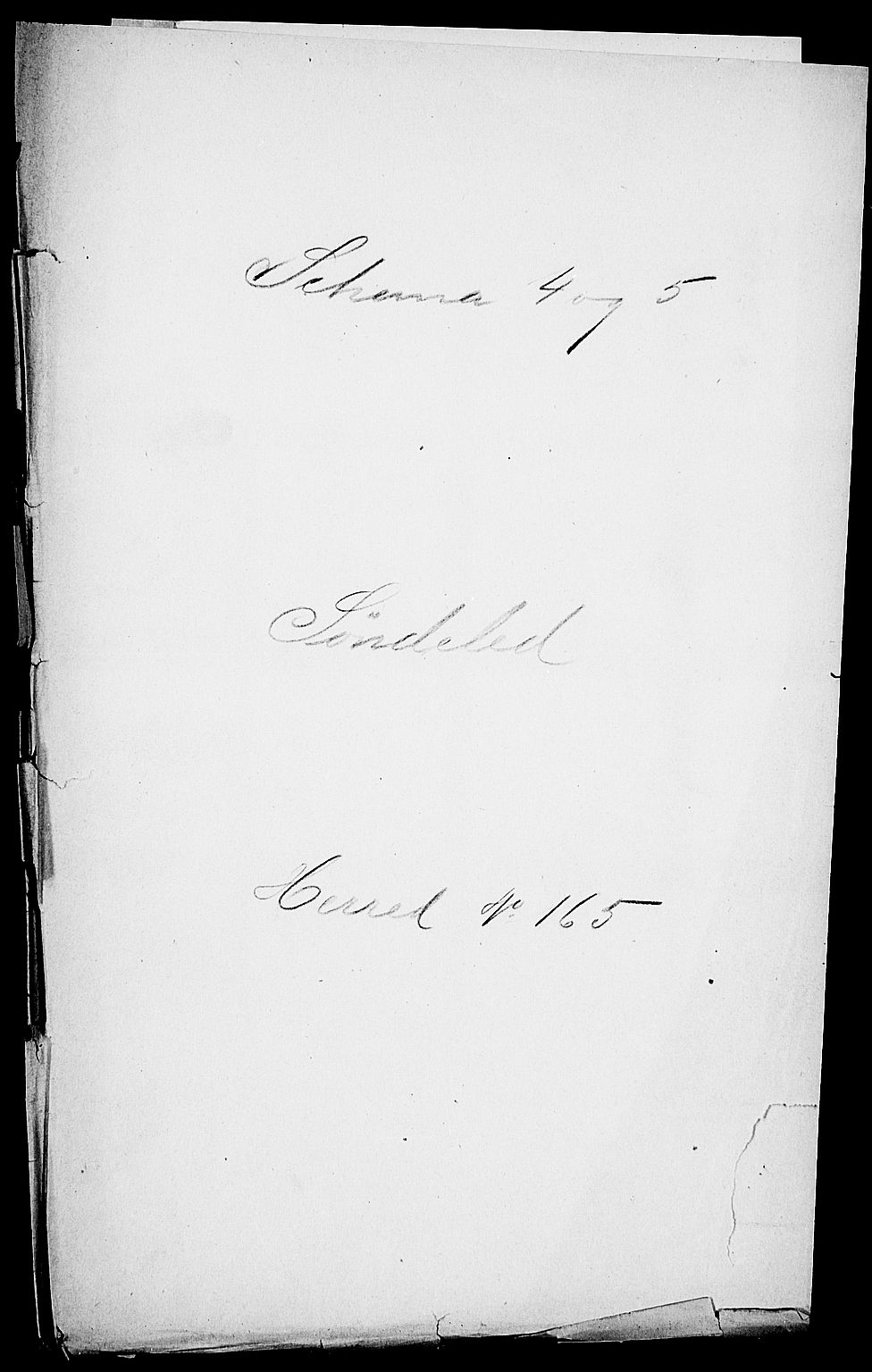 SAK, 1900 census for Søndeled, 1900, p. 1