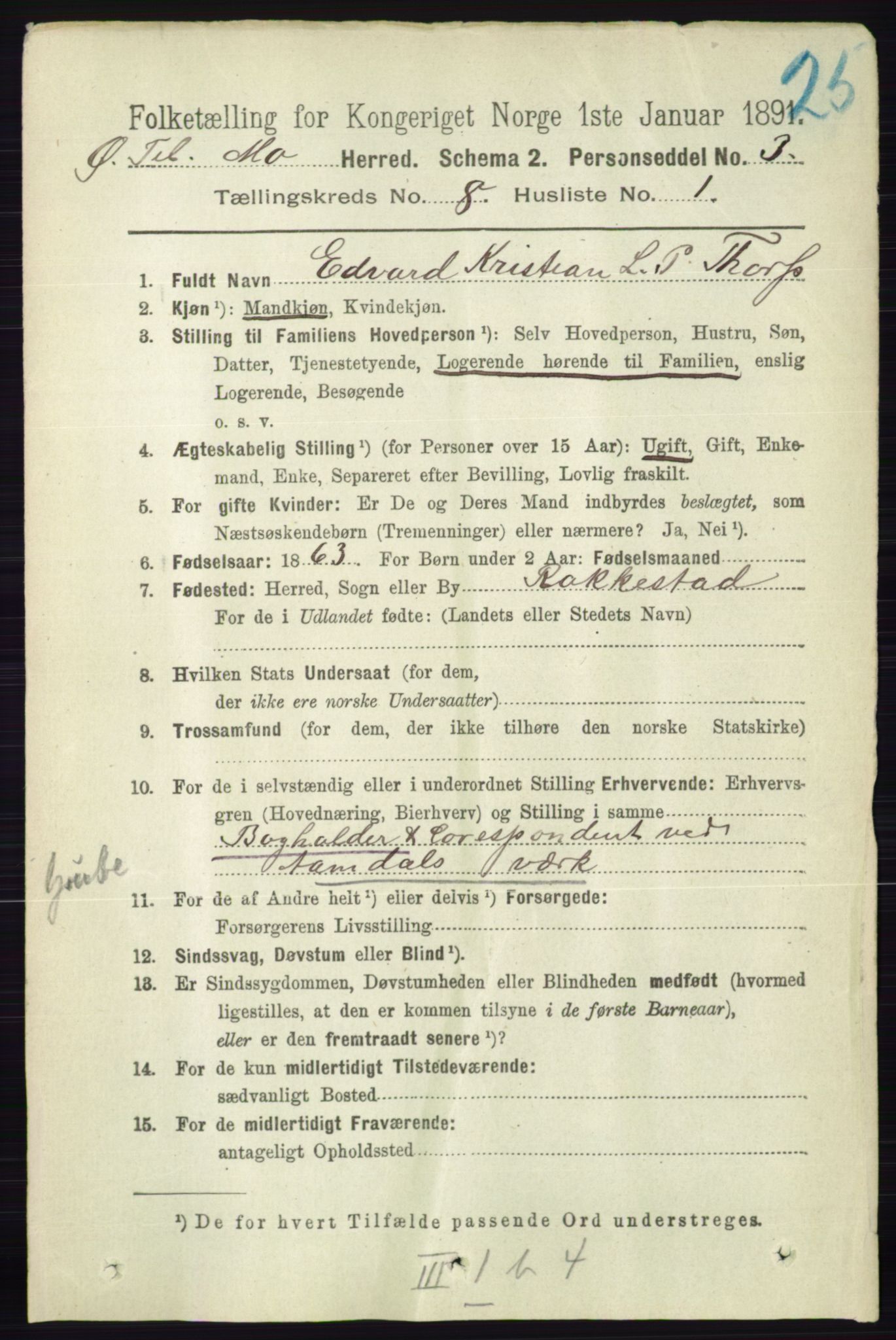 RA, 1891 census for 0832 Mo, 1891, p. 2054