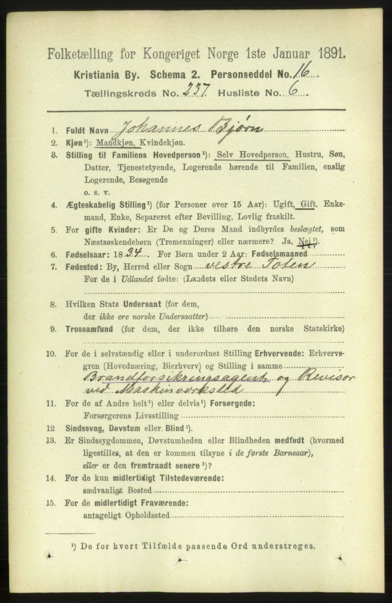 RA, 1891 census for 0301 Kristiania, 1891, p. 144358