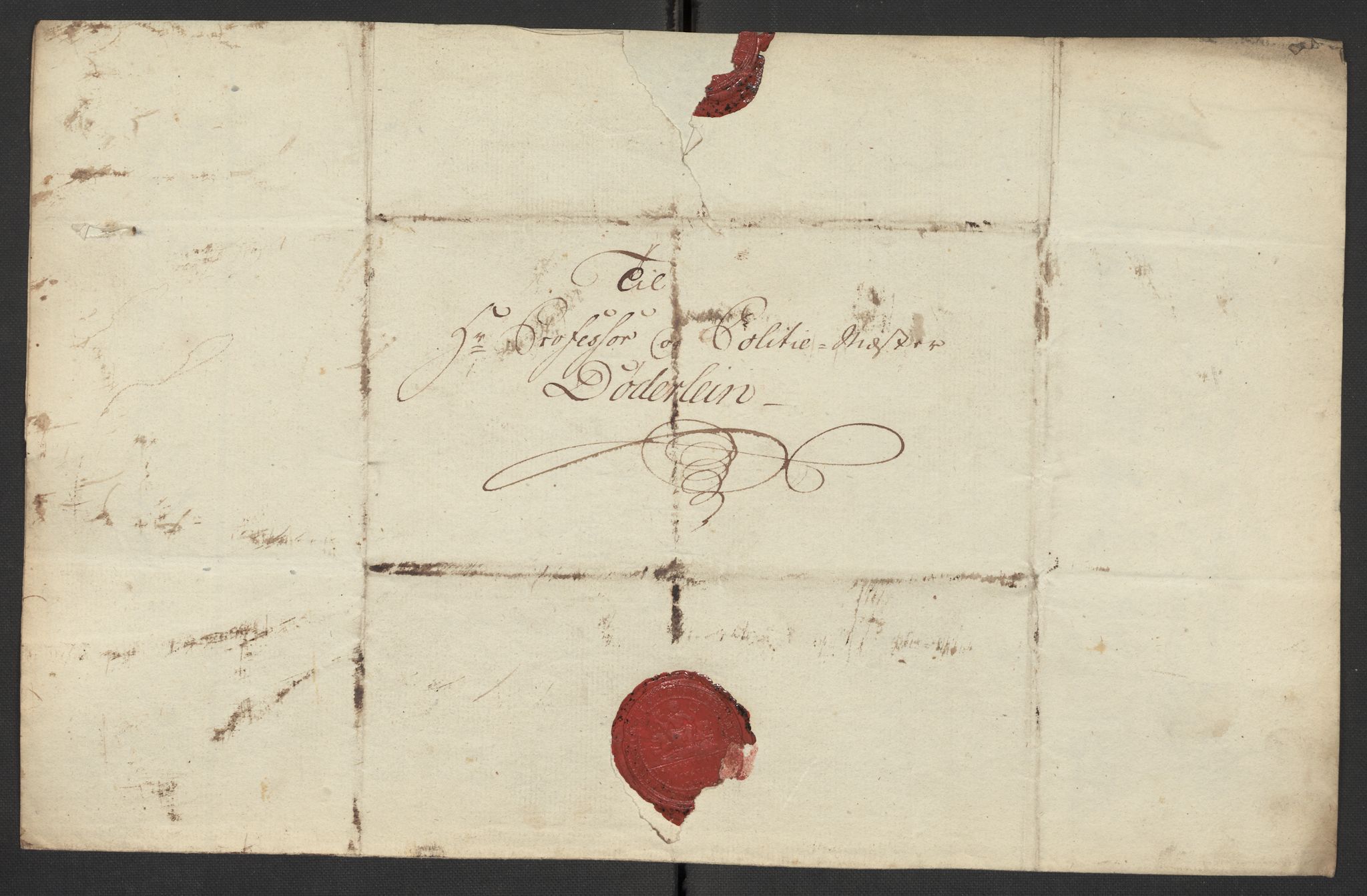 Oslo politidistrikt, AV/SAO-A-10085/D/Da/L0003: Innkomne brev, pro memoria m.v., 1781, p. 311