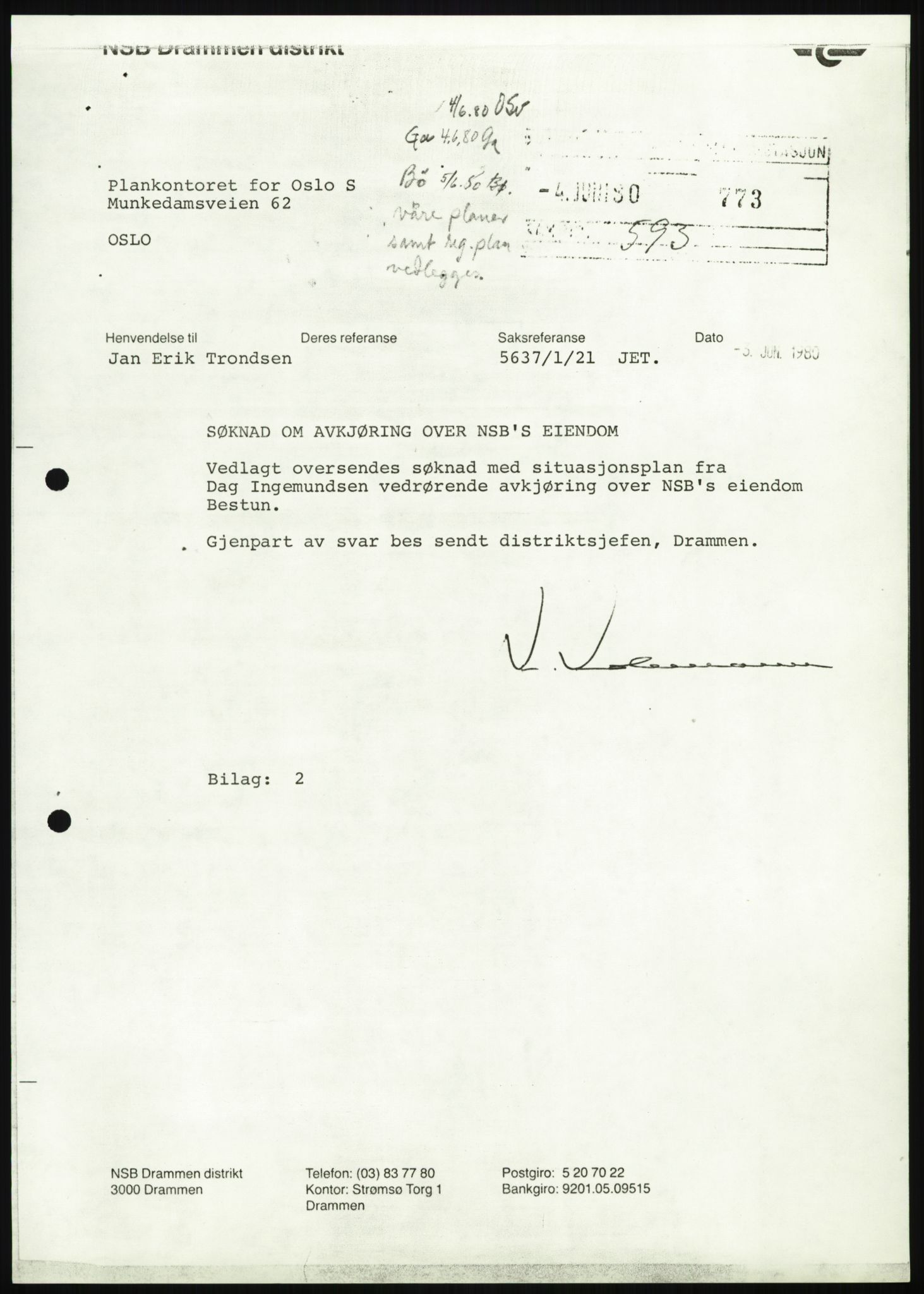 Norges statsbaner, Hovedadministrasjonen, Plankontoret for Oslo S, AV/RA-S-5410/D/L0167: Driftsbanegården. Øvrige driftsbanegårder, 1975-1987, p. 51