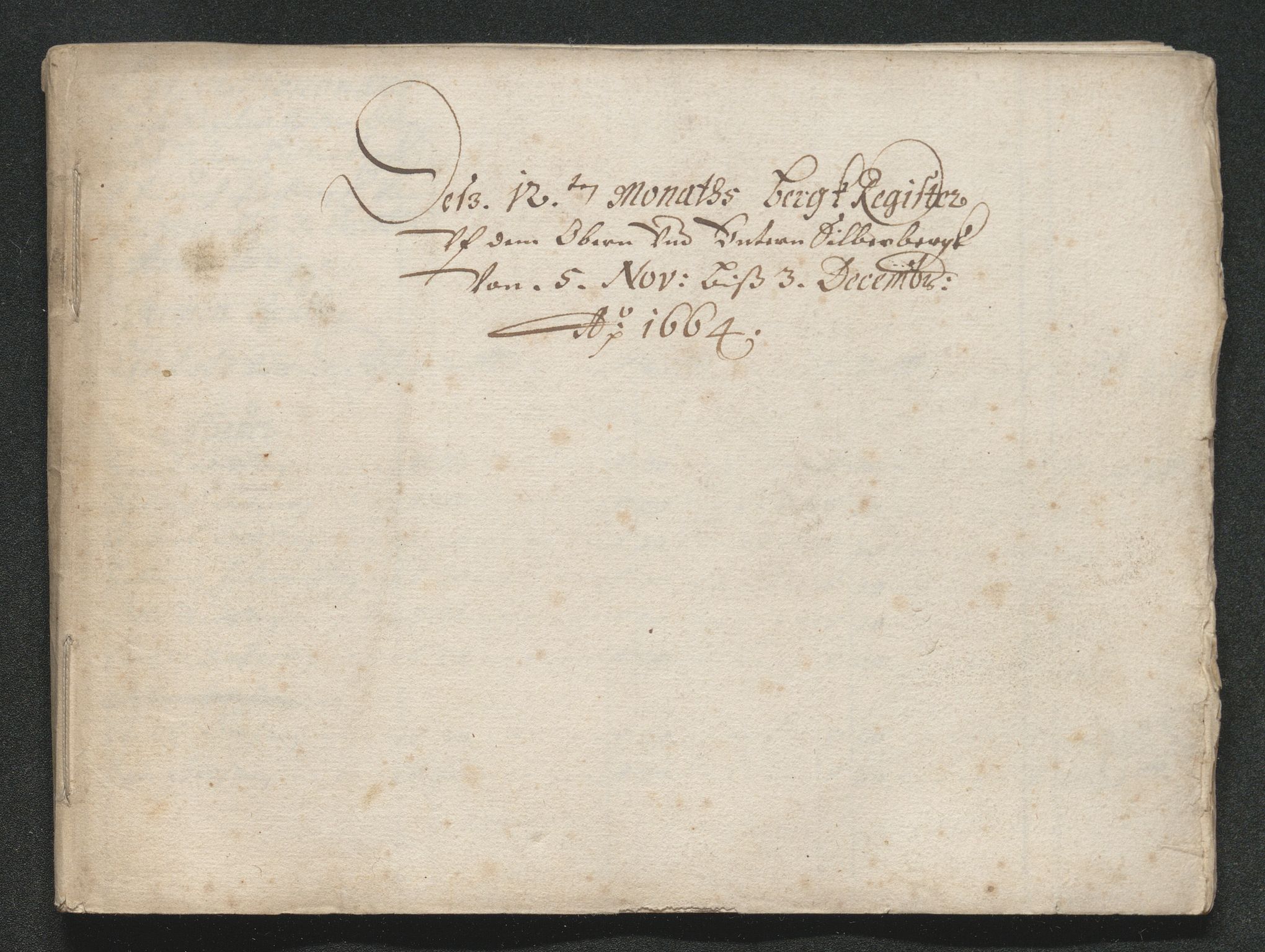 Kongsberg Sølvverk 1623-1816, AV/SAKO-EA-3135/001/D/Dc/Dcd/L0036: Utgiftsregnskap for gruver m.m., 1663-1664, p. 853