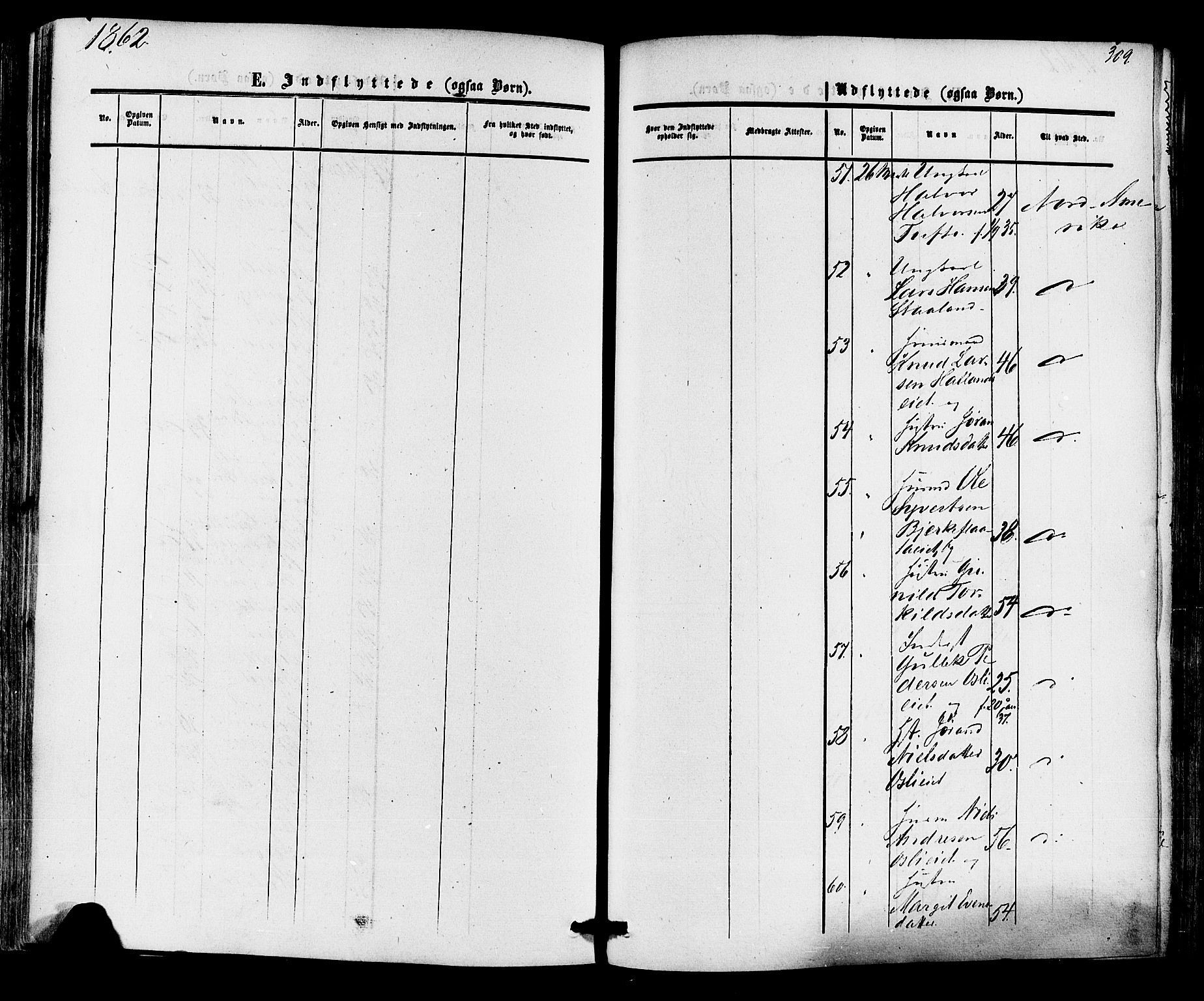 Nore kirkebøker, AV/SAKO-A-238/F/Fa/L0003: Parish register (official) no. I 3, 1858-1866, p. 309