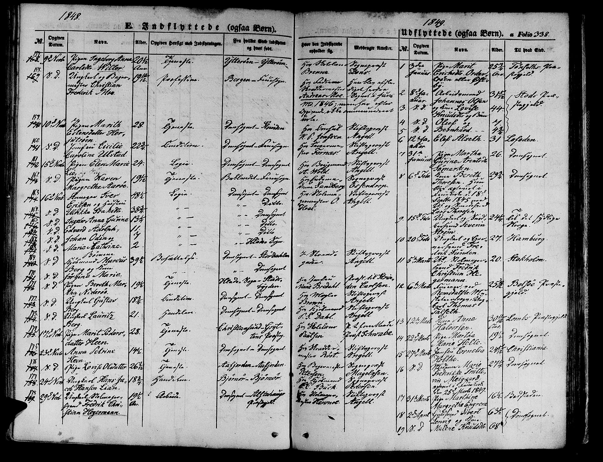 Ministerialprotokoller, klokkerbøker og fødselsregistre - Sør-Trøndelag, SAT/A-1456/602/L0137: Parish register (copy) no. 602C05, 1846-1856, p. 338