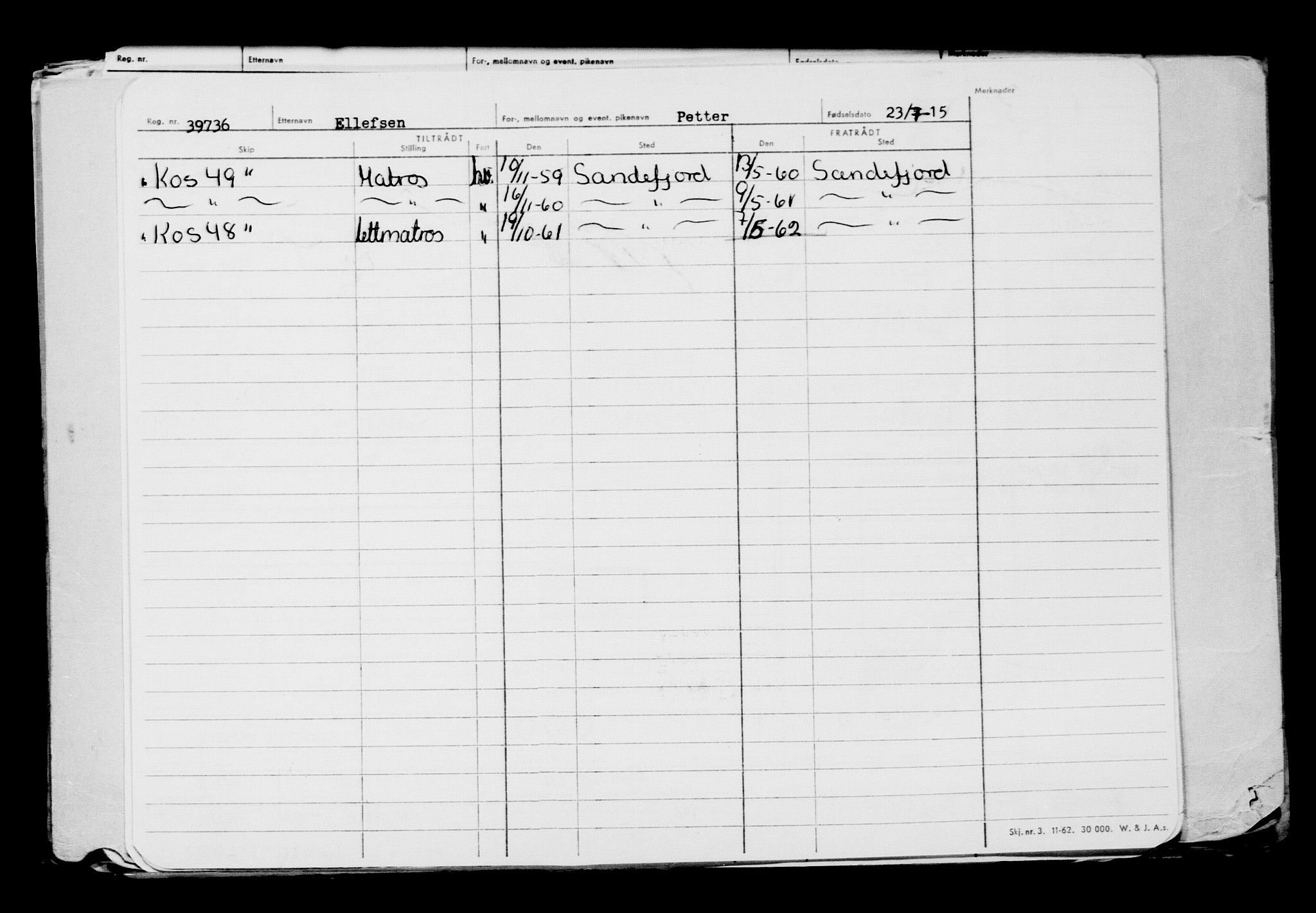 Direktoratet for sjømenn, AV/RA-S-3545/G/Gb/L0131: Hovedkort, 1915, p. 443