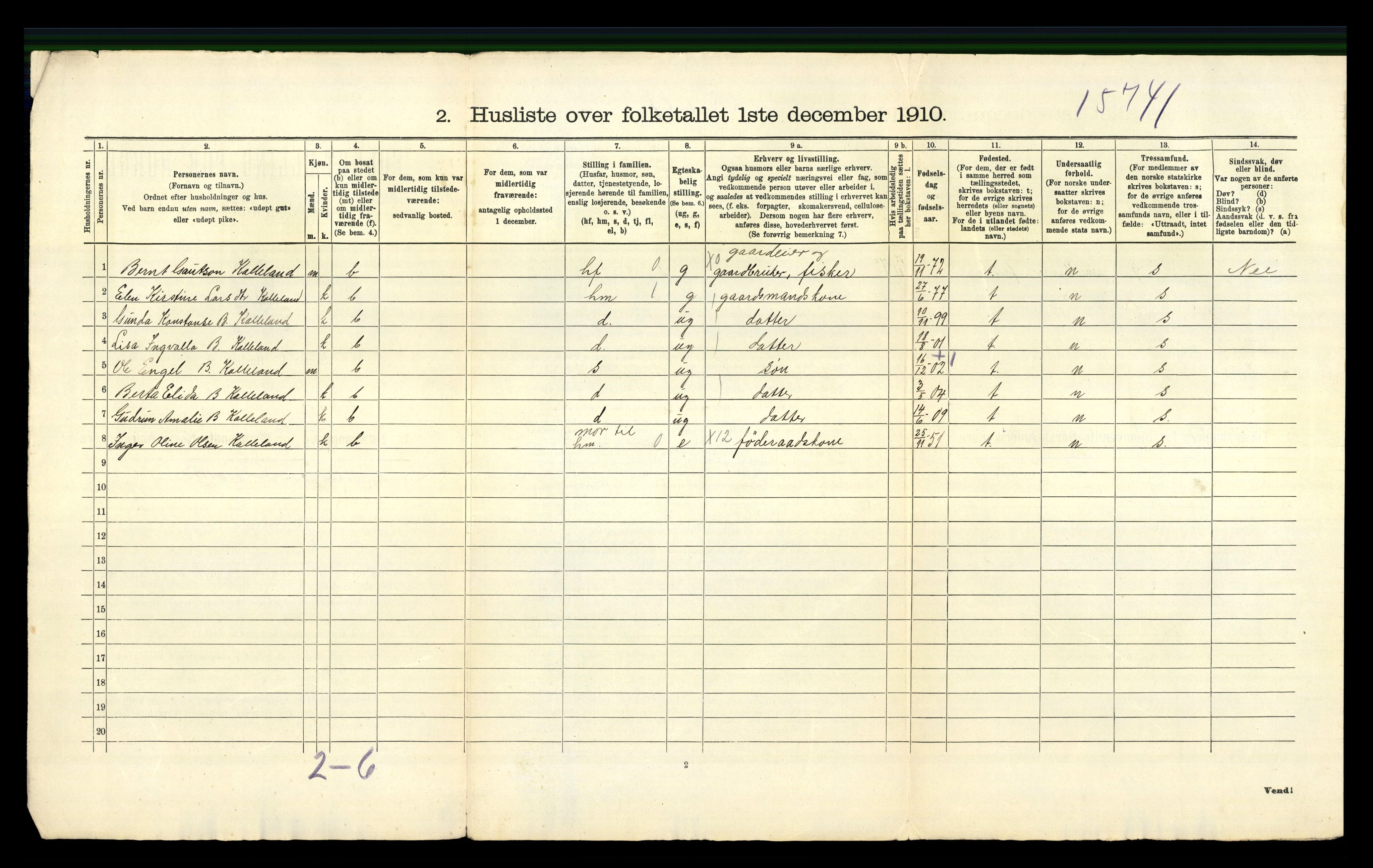 RA, 1910 census for Skåre, 1910, p. 47