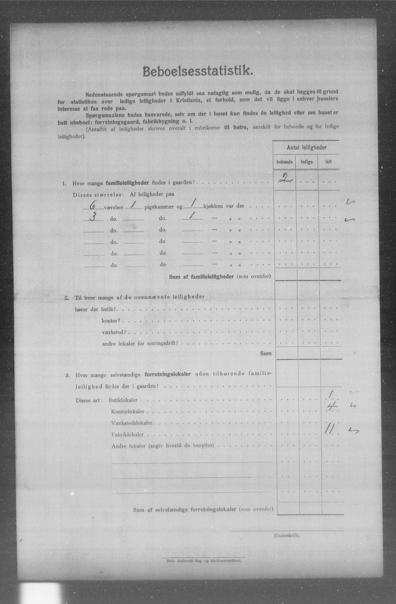 OBA, Municipal Census 1904 for Kristiania, 1904, p. 9578