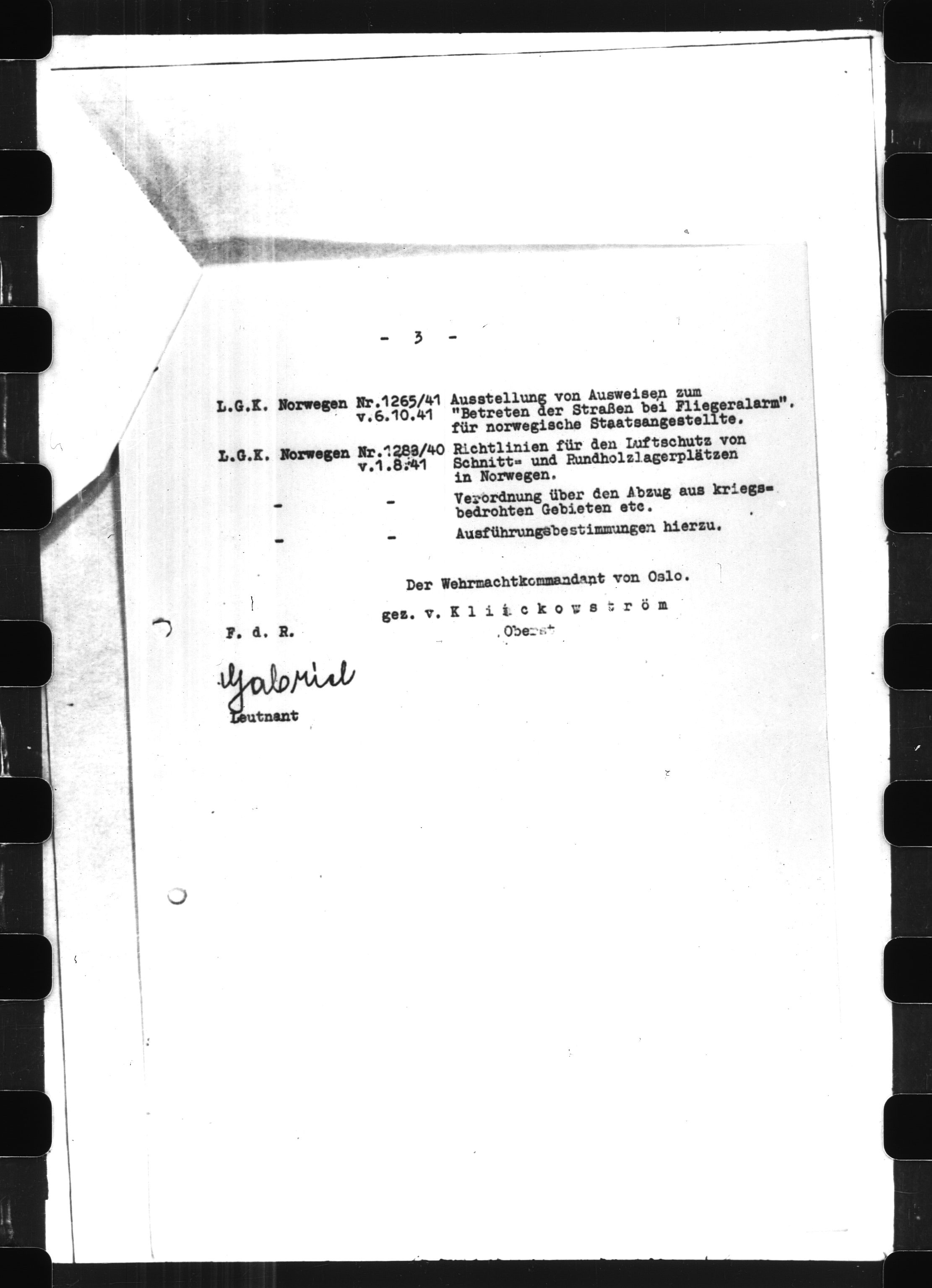 Documents Section, AV/RA-RAFA-2200/V/L0063: Film med LMDC Serial Numbers, 1940-1945, p. 140