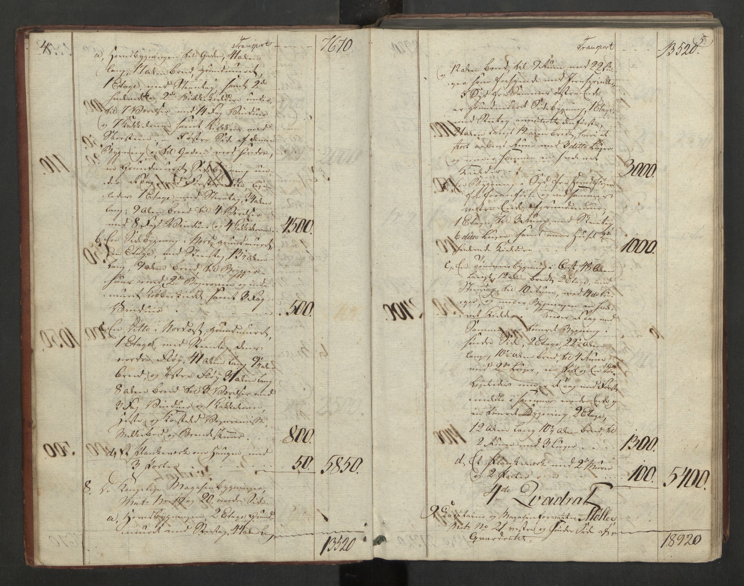 Norges brannkasse, branntakster Fredrikstad, AV/SAO-A-11354/F/Fa/L0002: Branntakstprotokoll, 1817-1827