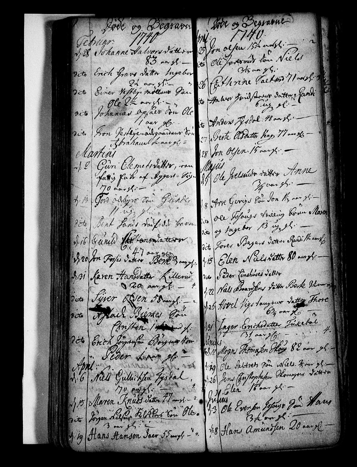 Enebakk prestekontor Kirkebøker, AV/SAO-A-10171c/F/Fa/L0001: Parish register (official) no. I 1, 1719-1754