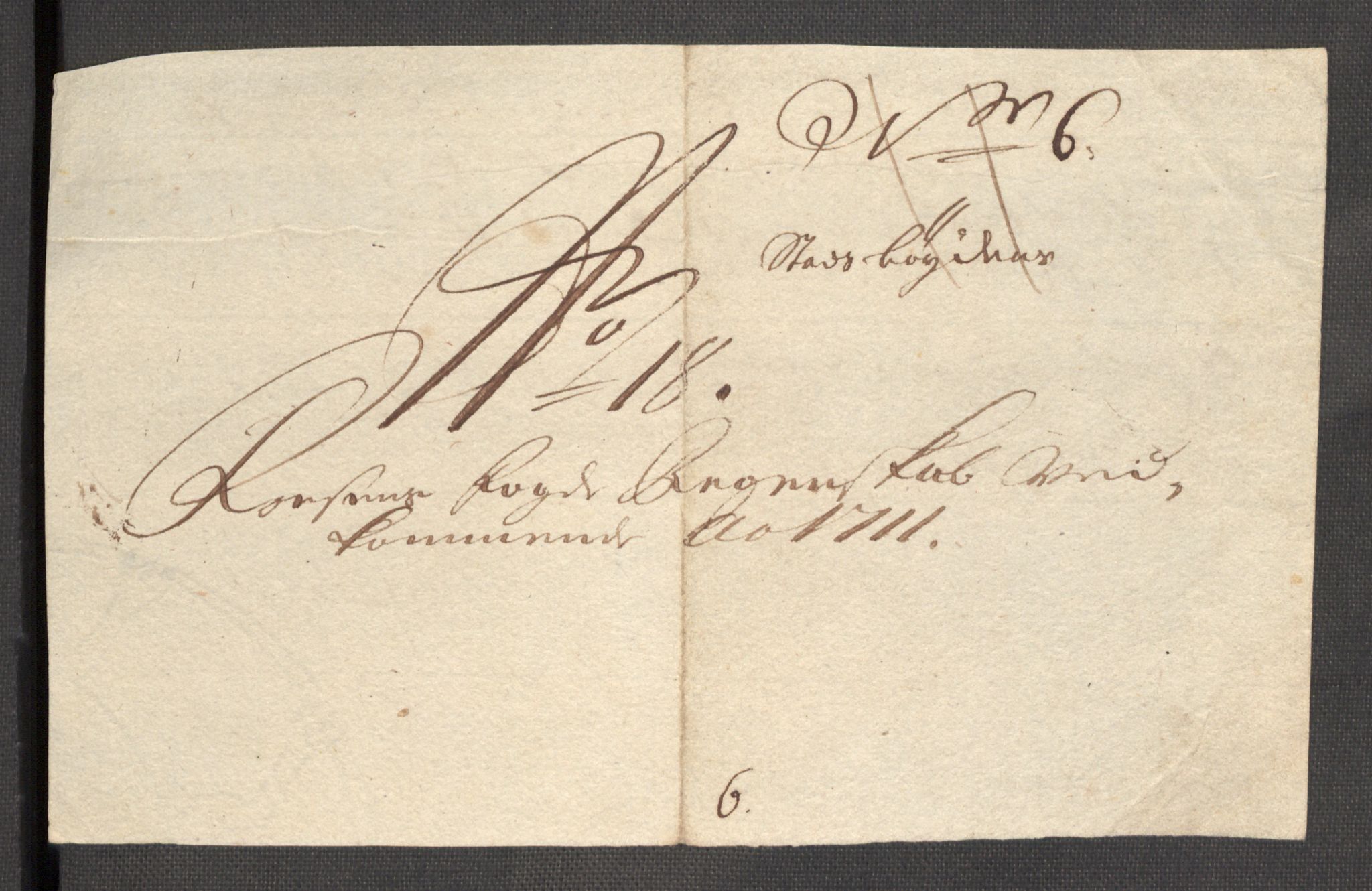 Rentekammeret inntil 1814, Reviderte regnskaper, Fogderegnskap, AV/RA-EA-4092/R57/L3860: Fogderegnskap Fosen, 1711, p. 307