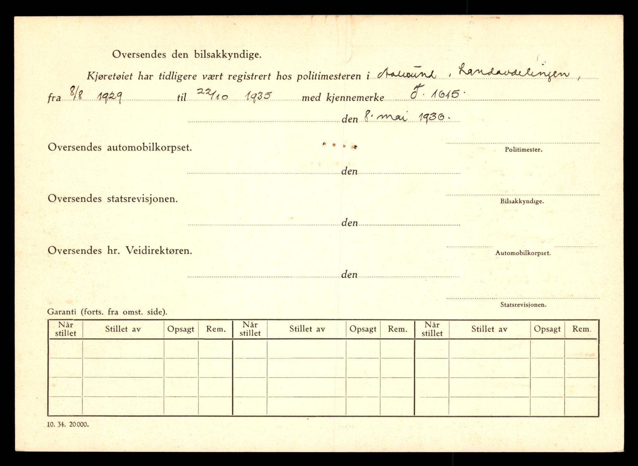 Møre og Romsdal vegkontor - Ålesund trafikkstasjon, AV/SAT-A-4099/F/Fe/L0011: Registreringskort for kjøretøy T 1170 - T 1289, 1927-1998, p. 2508