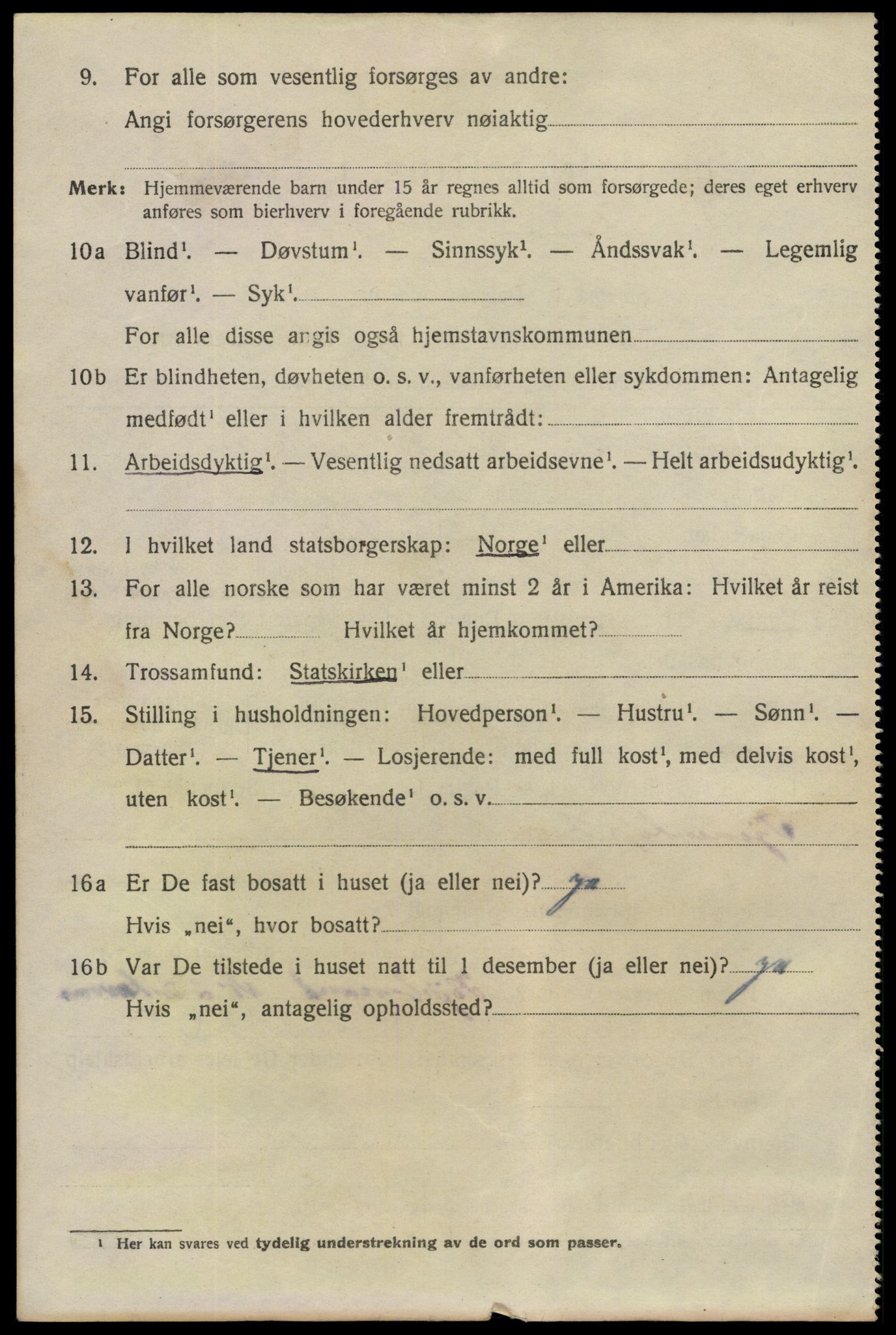 SAO, 1920 census for Fredrikstad, 1920, p. 34850