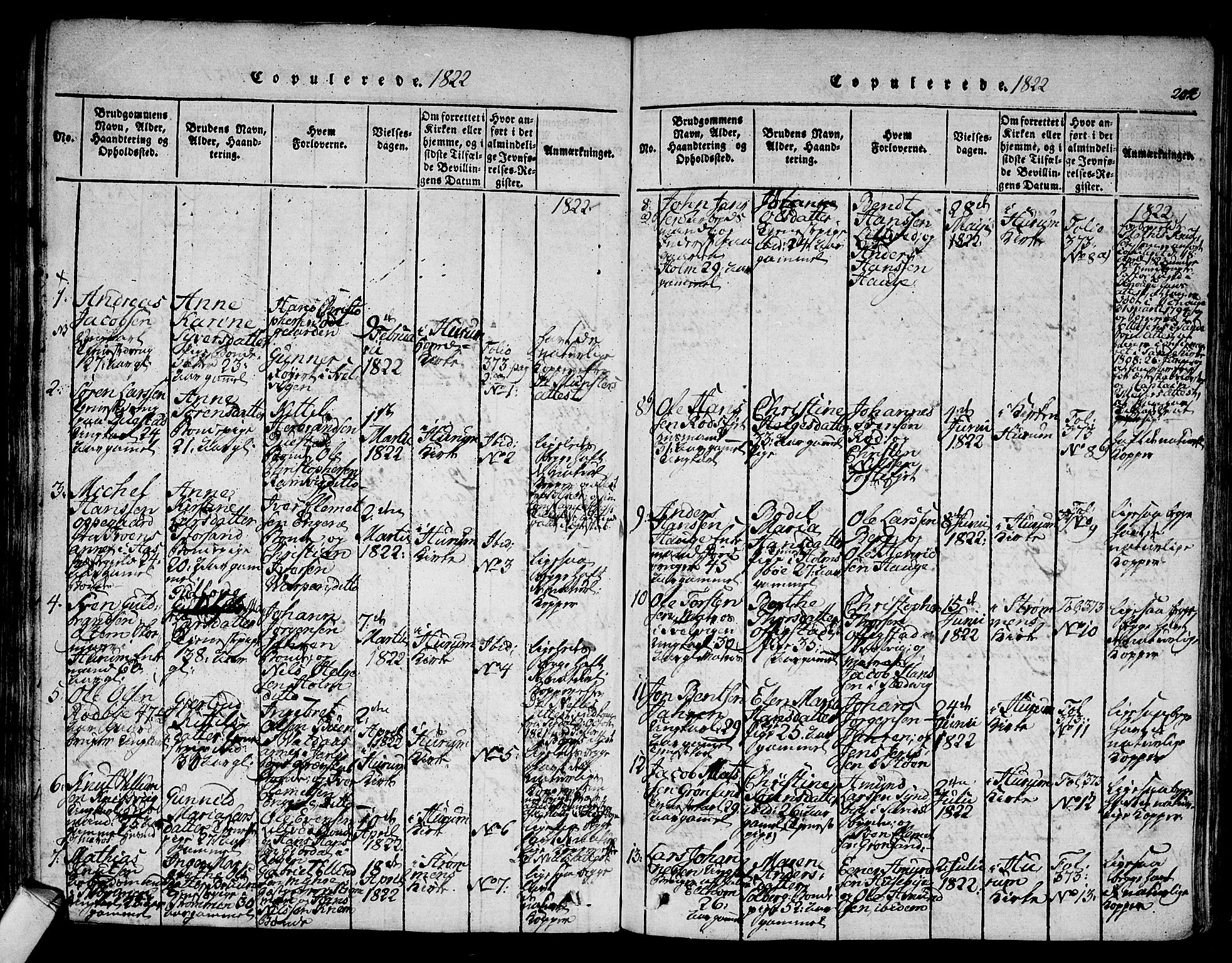 Hurum kirkebøker, SAKO/A-229/F/Fa/L0009: Parish register (official) no. 9, 1816-1826, p. 204