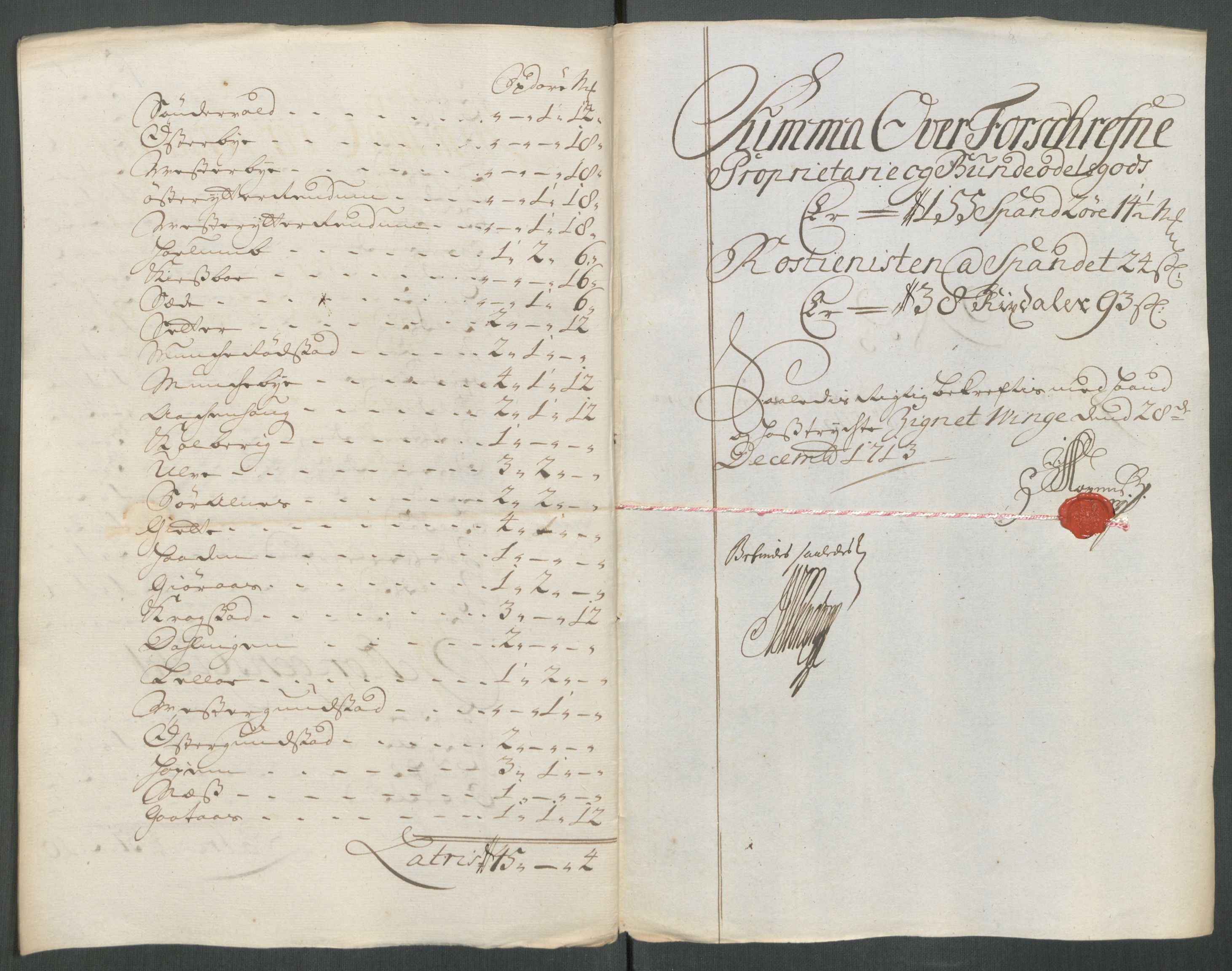 Rentekammeret inntil 1814, Reviderte regnskaper, Fogderegnskap, RA/EA-4092/R62/L4203: Fogderegnskap Stjørdal og Verdal, 1713, p. 99