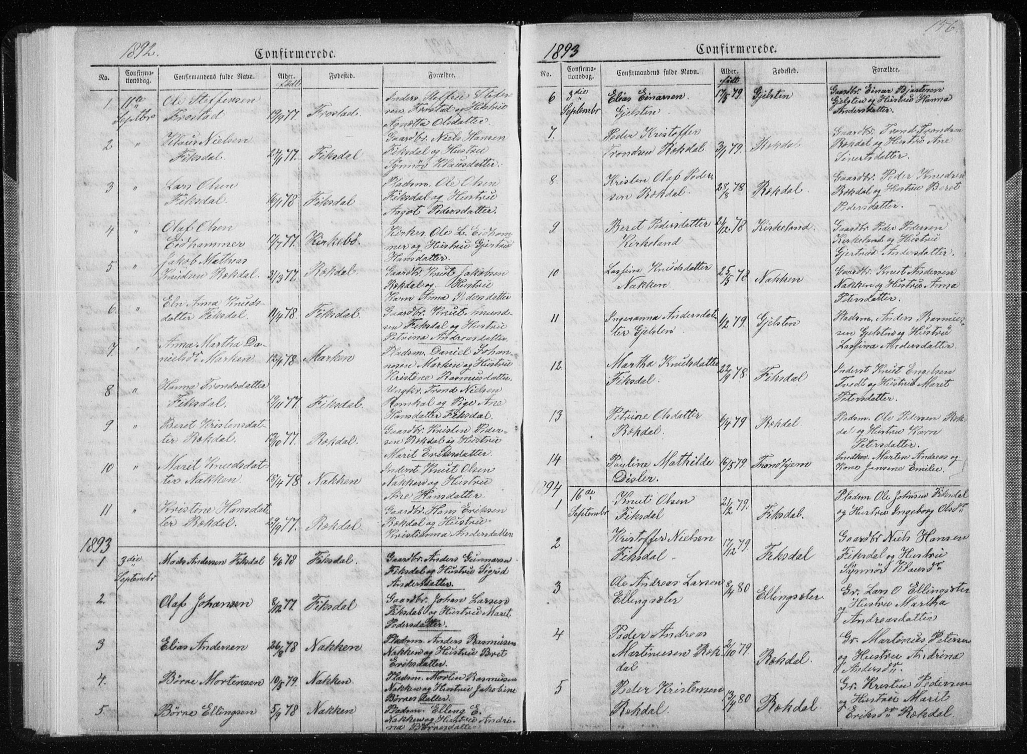 Ministerialprotokoller, klokkerbøker og fødselsregistre - Møre og Romsdal, SAT/A-1454/540/L0541: Parish register (copy) no. 540C01, 1867-1920, p. 156