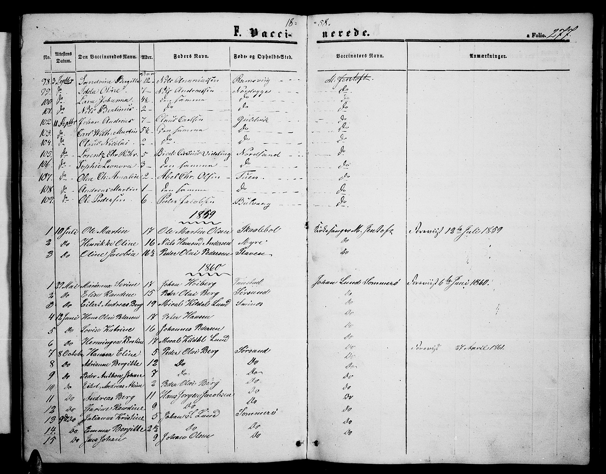 Ministerialprotokoller, klokkerbøker og fødselsregistre - Nordland, AV/SAT-A-1459/893/L1347: Parish register (copy) no. 893C02, 1858-1866, p. 277