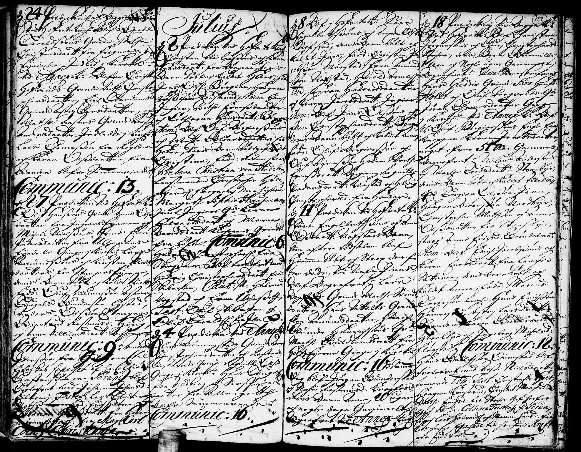 Ullensaker prestekontor Kirkebøker, AV/SAO-A-10236a/F/Fa/L0001: Parish register (official) no. I 1, 1689-1701, p. 151