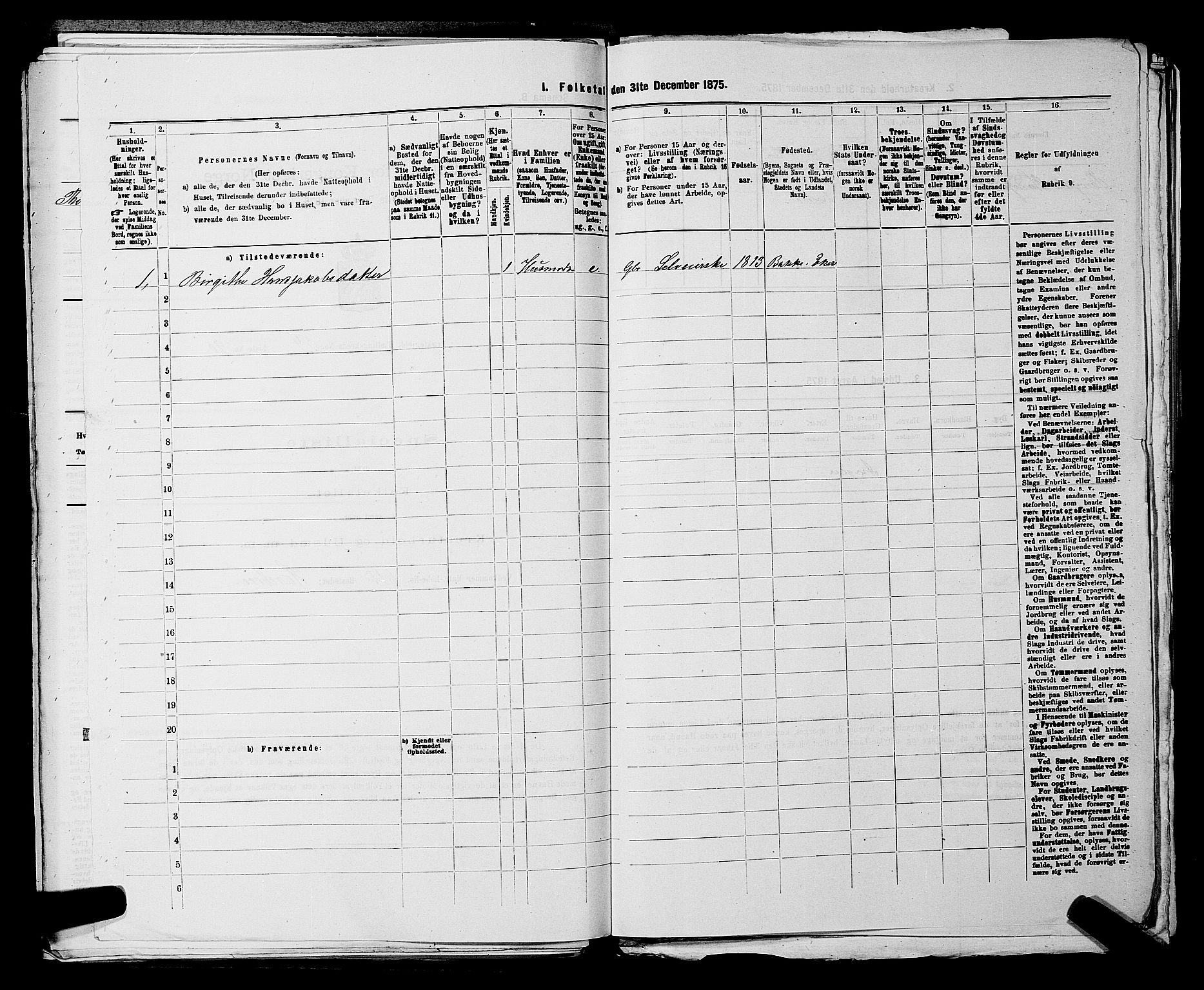 SAKO, 1875 census for 0624P Eiker, 1875, p. 4307