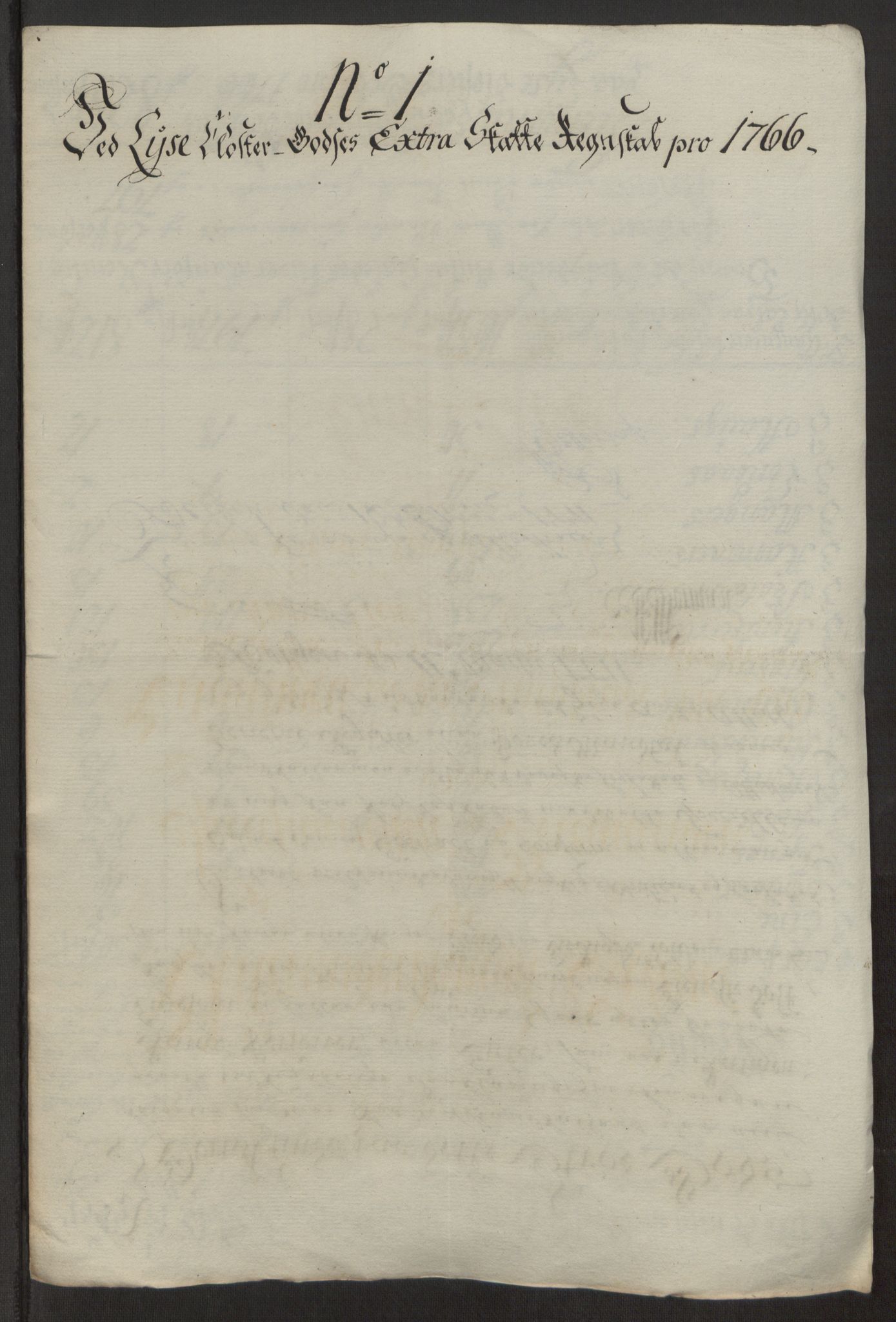 Rentekammeret inntil 1814, Reviderte regnskaper, Fogderegnskap, RA/EA-4092/R50/L3180: Ekstraskatten Lyse kloster, 1762-1783, p. 158