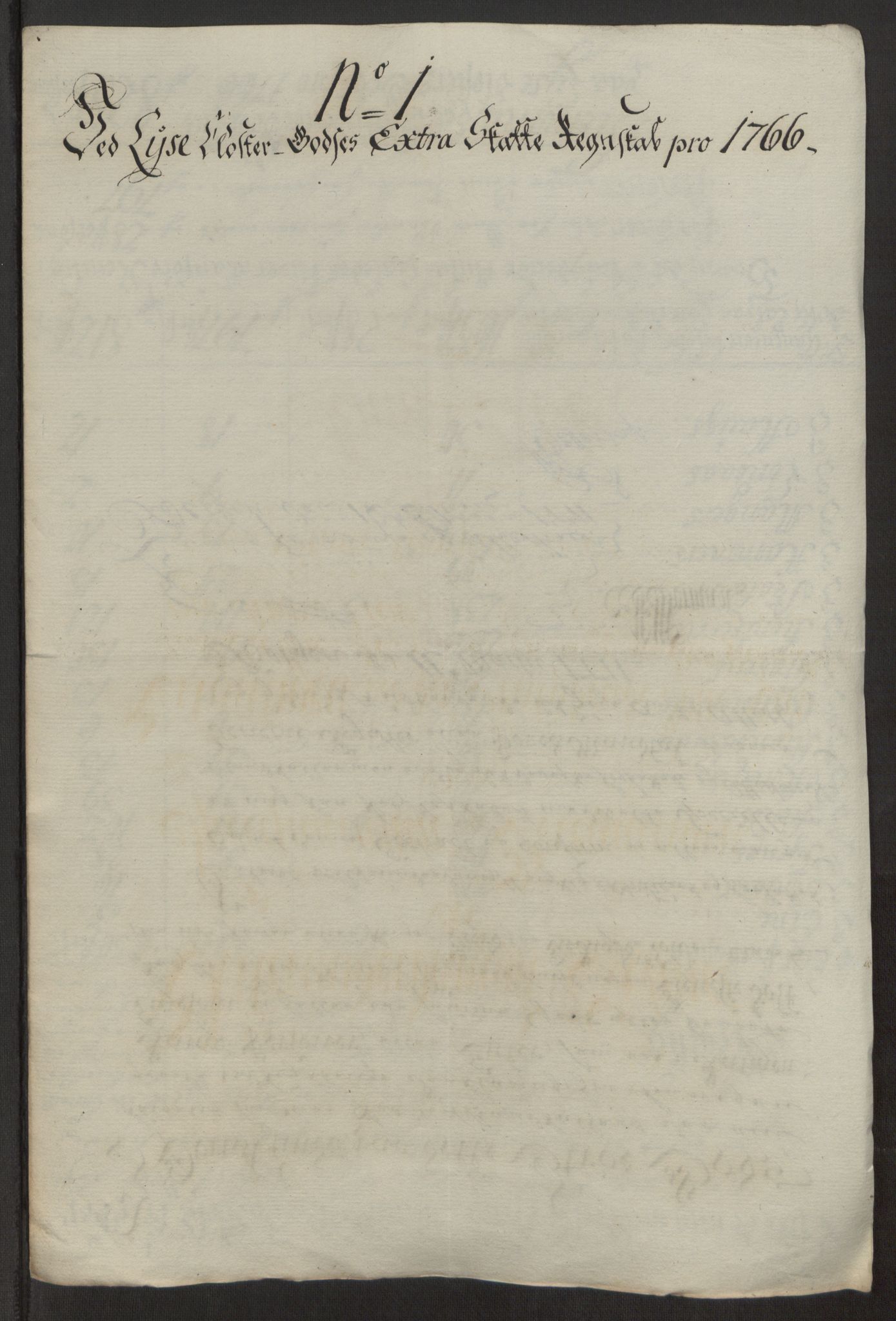 Rentekammeret inntil 1814, Reviderte regnskaper, Fogderegnskap, AV/RA-EA-4092/R50/L3180: Ekstraskatten Lyse kloster, 1762-1783, p. 158