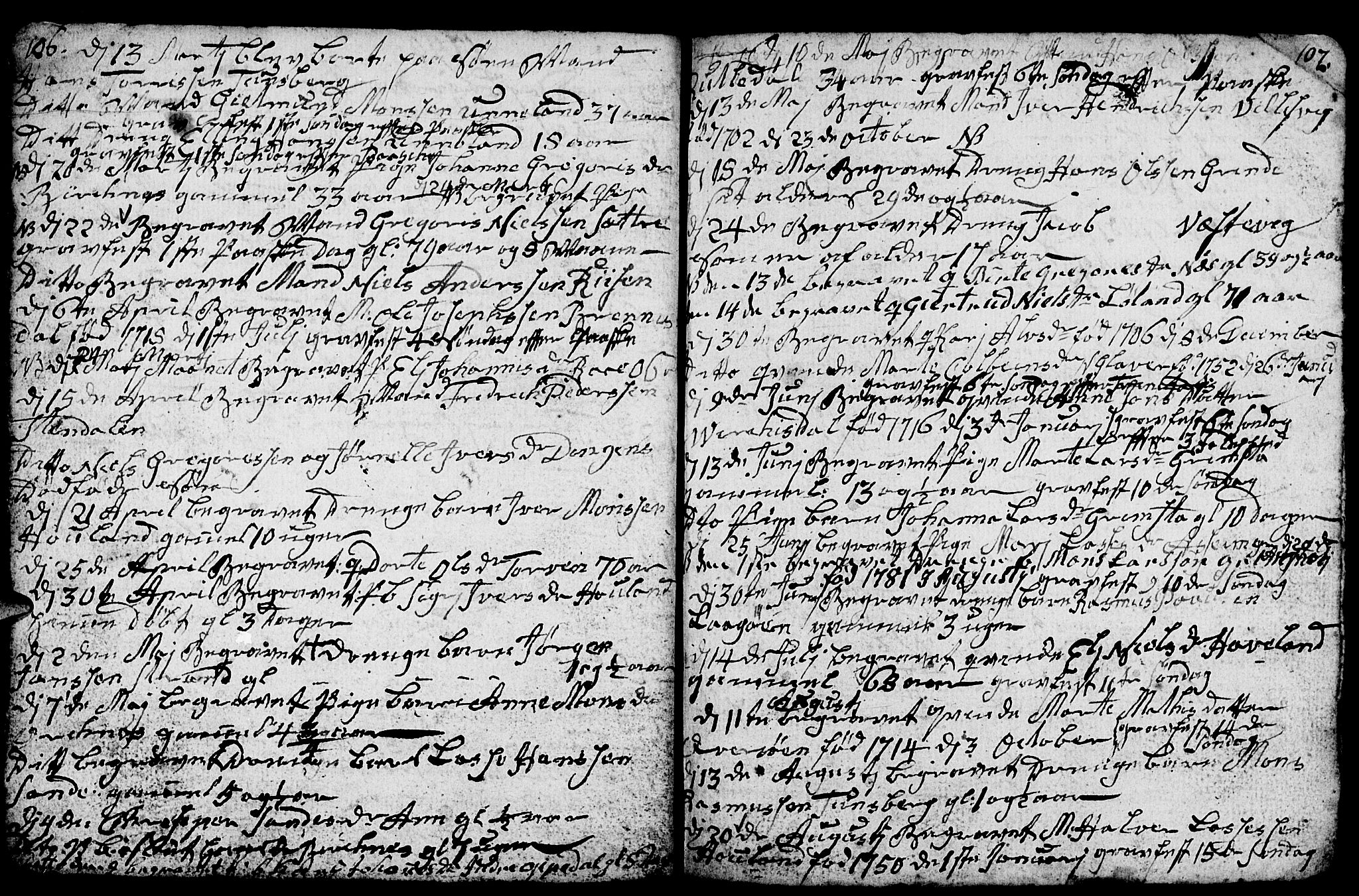 Gulen sokneprestembete, AV/SAB-A-80201/H/Hab: Parish register (copy) no. A 1, 1786-1791, p. 116