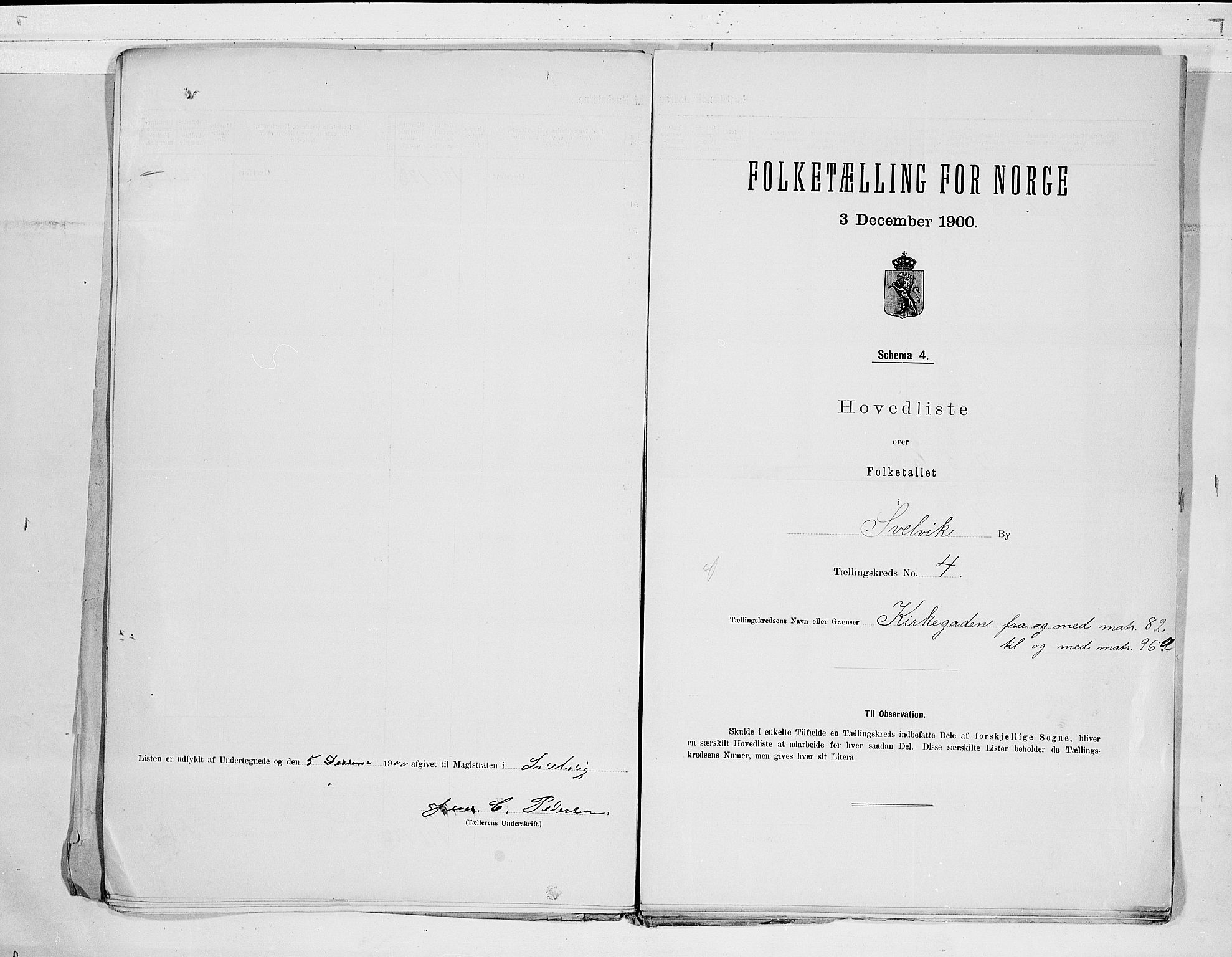 RA, 1900 census for Svelvik, 1900, p. 10