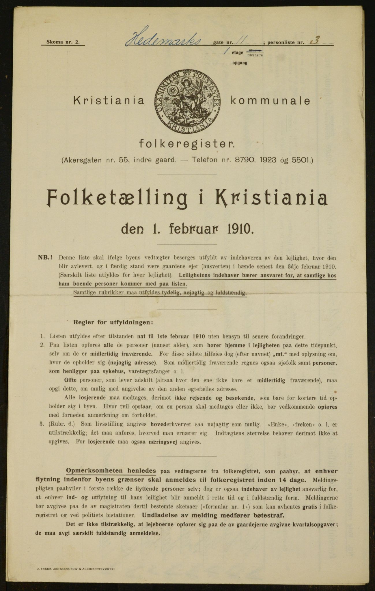 OBA, Municipal Census 1910 for Kristiania, 1910, p. 34794