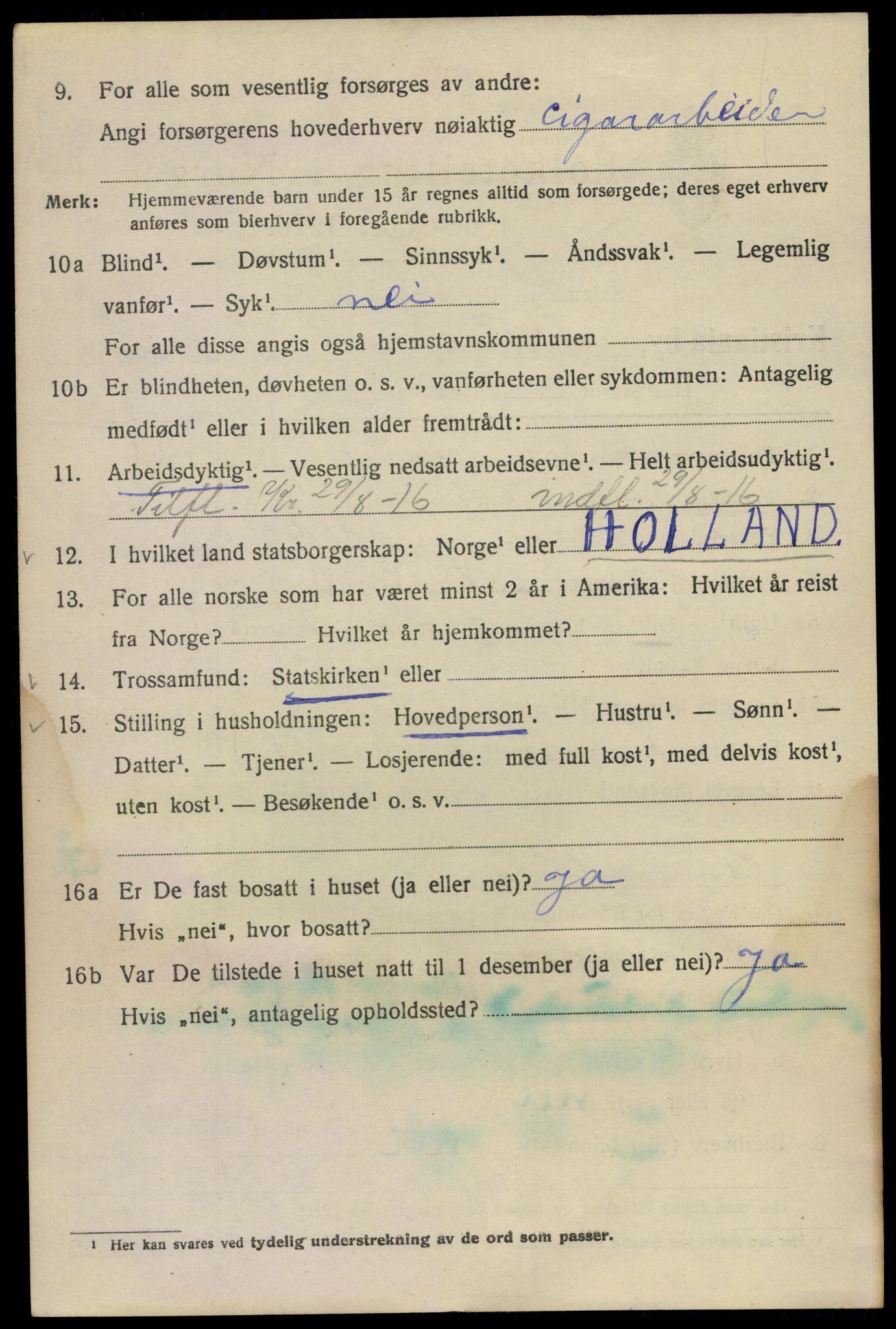 SAO, 1920 census for Kristiania, 1920, p. 366478