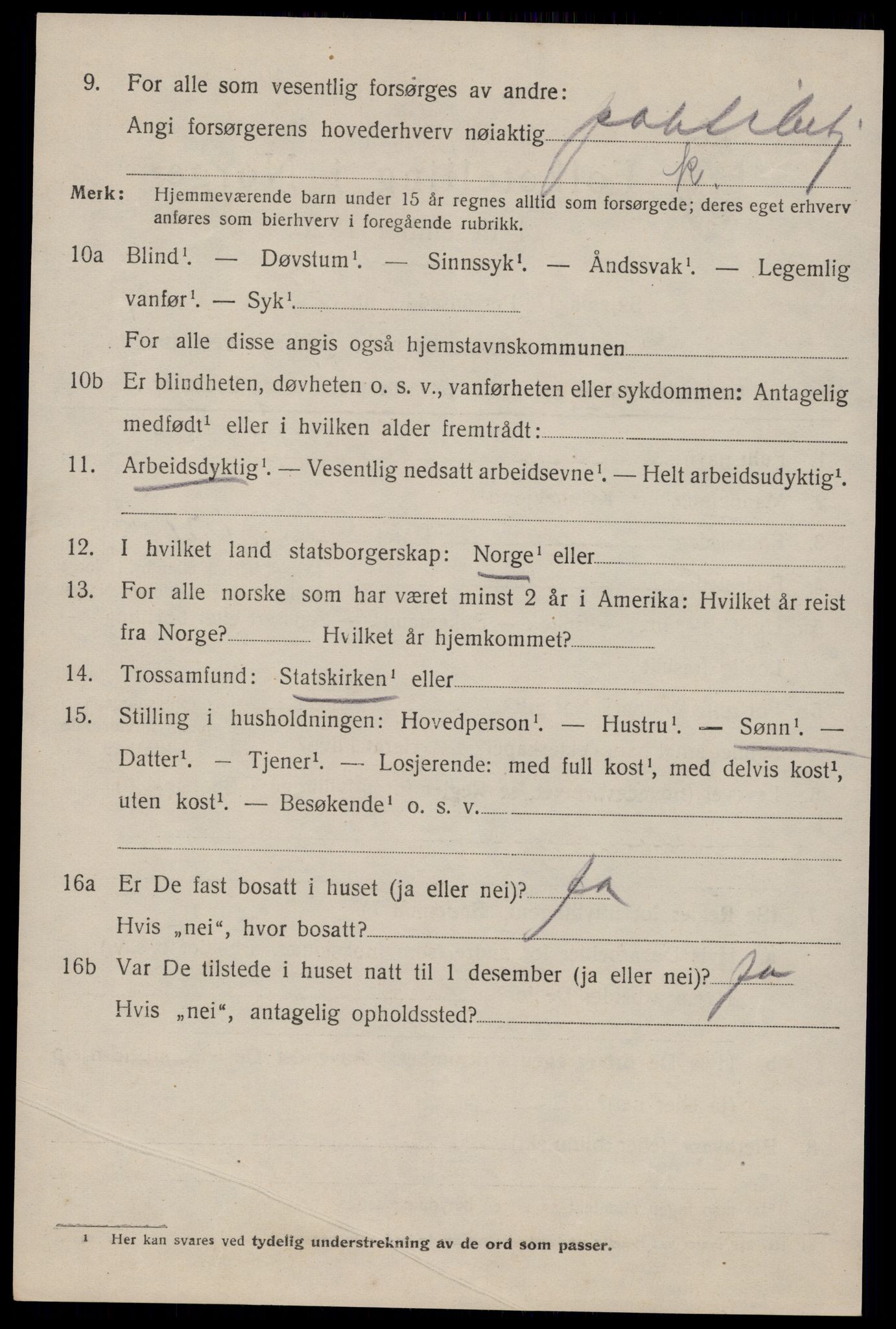 SAKO, 1920 census for Tinn, 1920, p. 8679