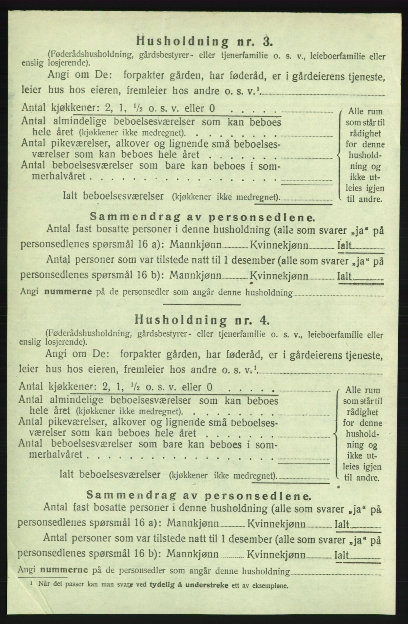 SAB, 1920 census for Kvinnherad, 1920, p. 1372