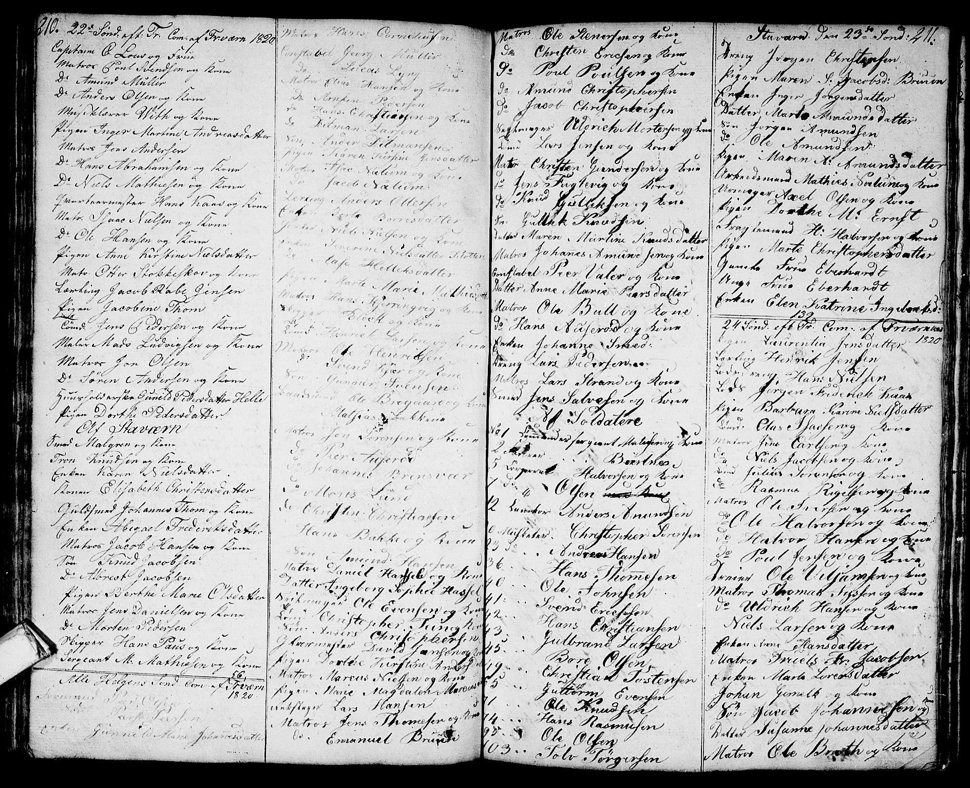 Stavern kirkebøker, AV/SAKO-A-318/F/Fa/L0004: Parish register (official) no. 4, 1809-1816, p. 210-211