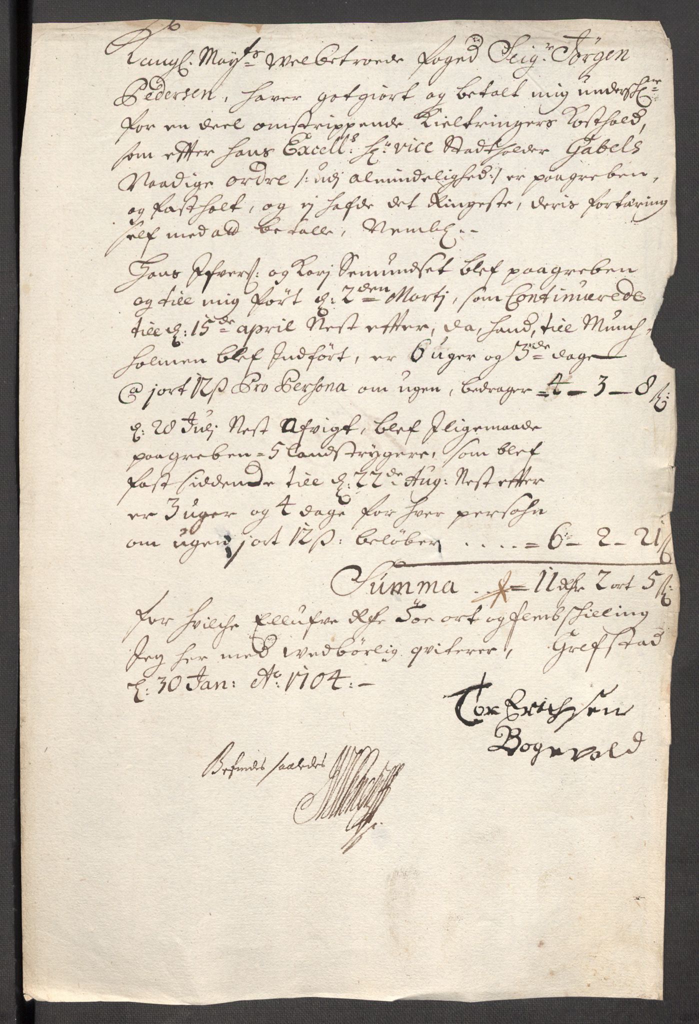 Rentekammeret inntil 1814, Reviderte regnskaper, Fogderegnskap, AV/RA-EA-4092/R60/L3953: Fogderegnskap Orkdal og Gauldal, 1703, p. 230