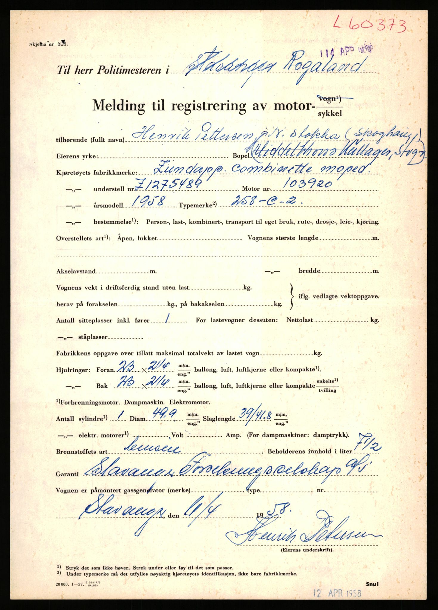 Stavanger trafikkstasjon, AV/SAST-A-101942/0/F/L0059: L-60000 - L-60699, 1930-1971, p. 1053