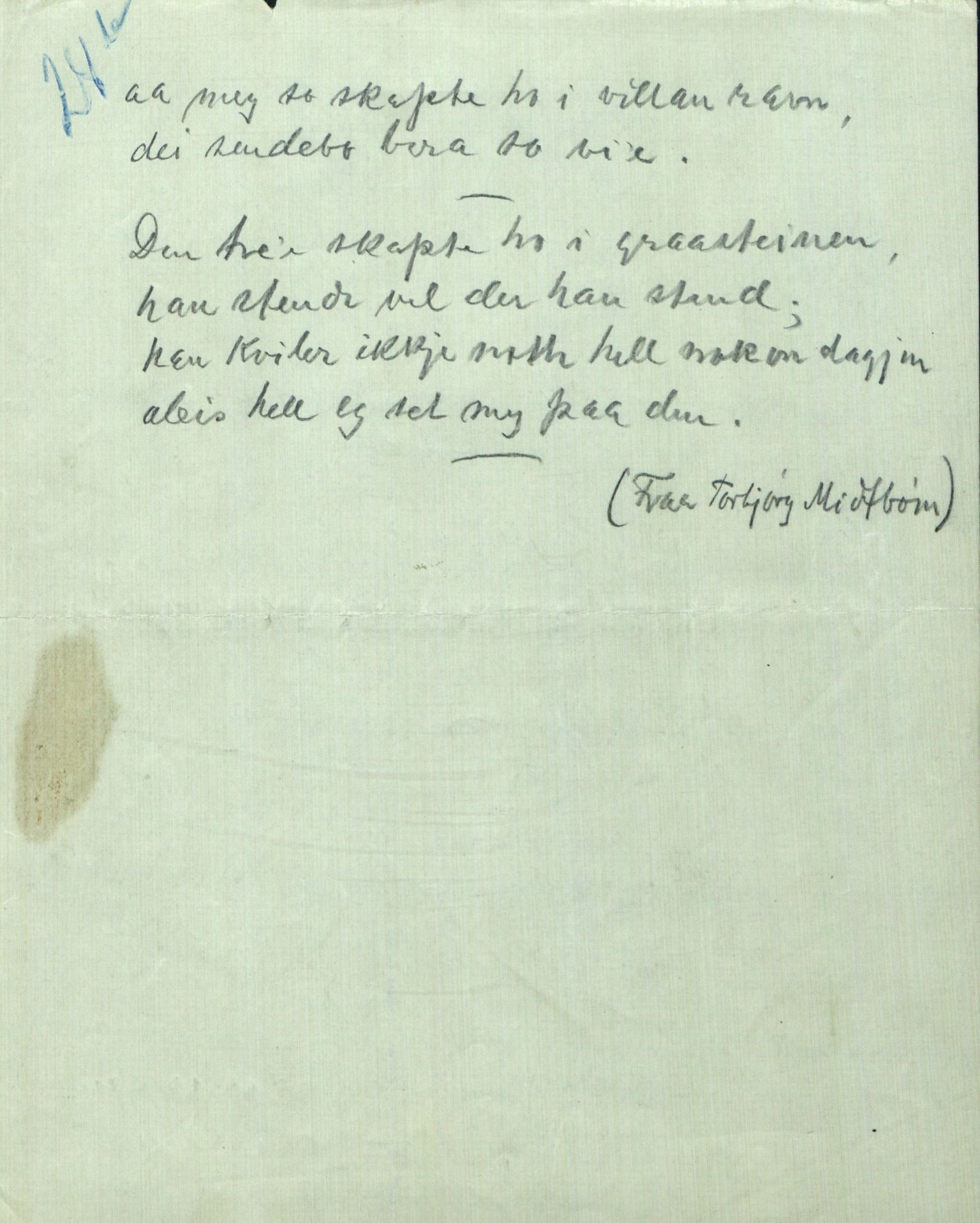 Rikard Berge, TEMU/TGM-A-1003/F/L0005/0002: 160-200 / 161 Oppskrifter av Rikard Berge, Aanund Olsnes m.fl. , 1905-1929, p. 28b