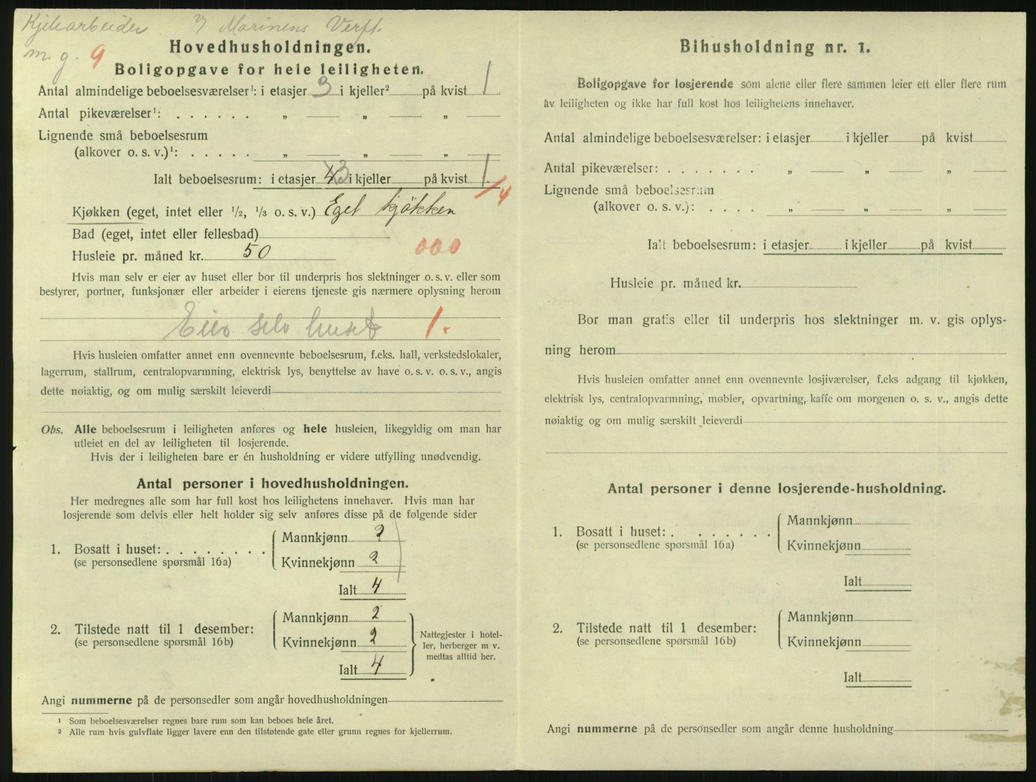 SAKO, 1920 census for Horten, 1920, p. 4032