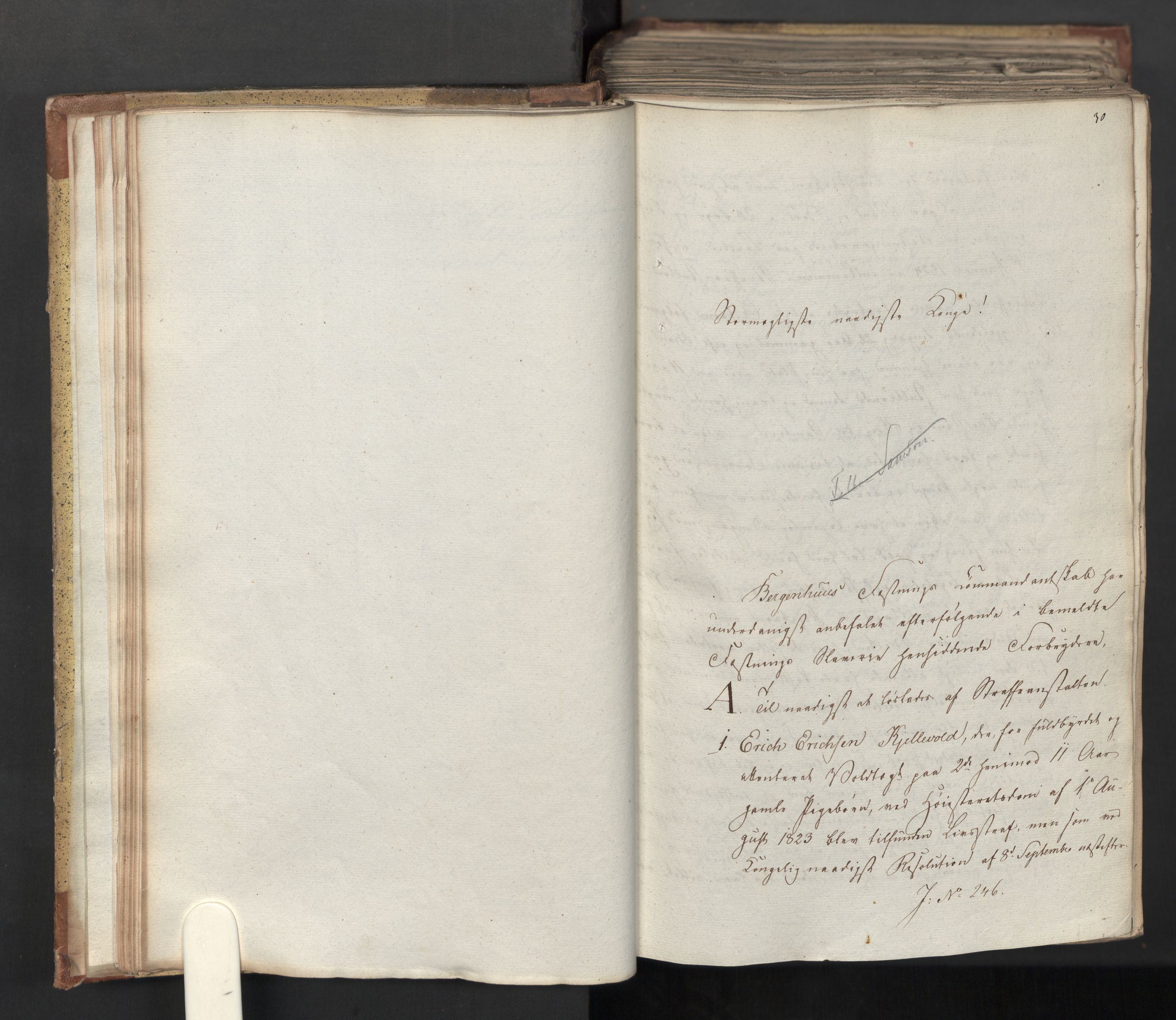 Statsrådsavdelingen i Stockholm, AV/RA-S-1003/D/Da/L0066: Regjeringsinnstillinger nr. 240-449, 1830, p. 26