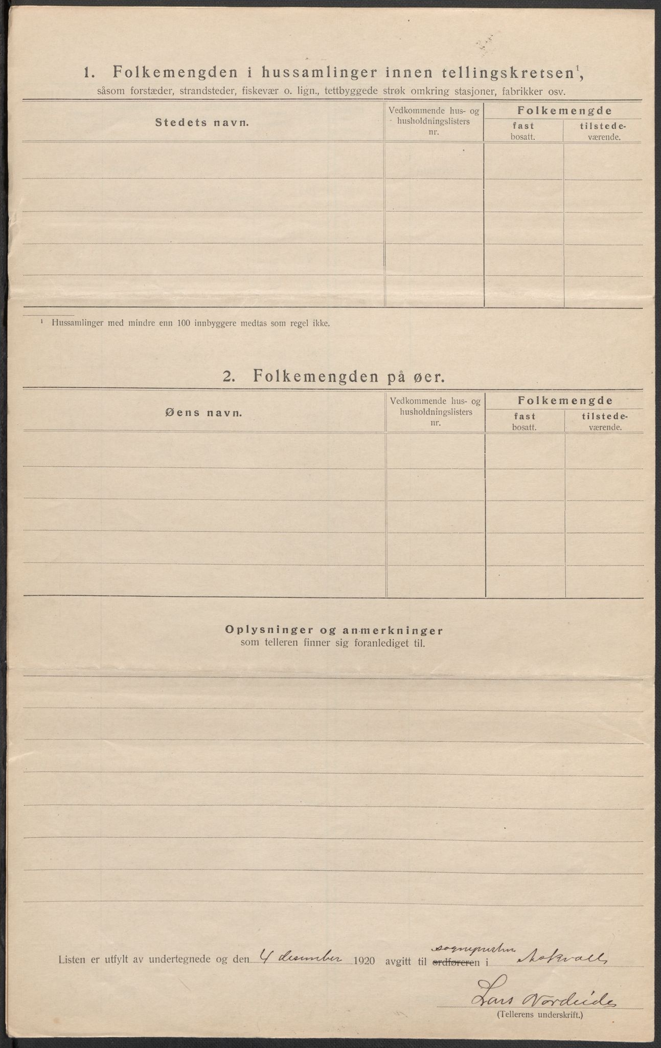 SAB, 1920 census for Askvoll, 1920, p. 22