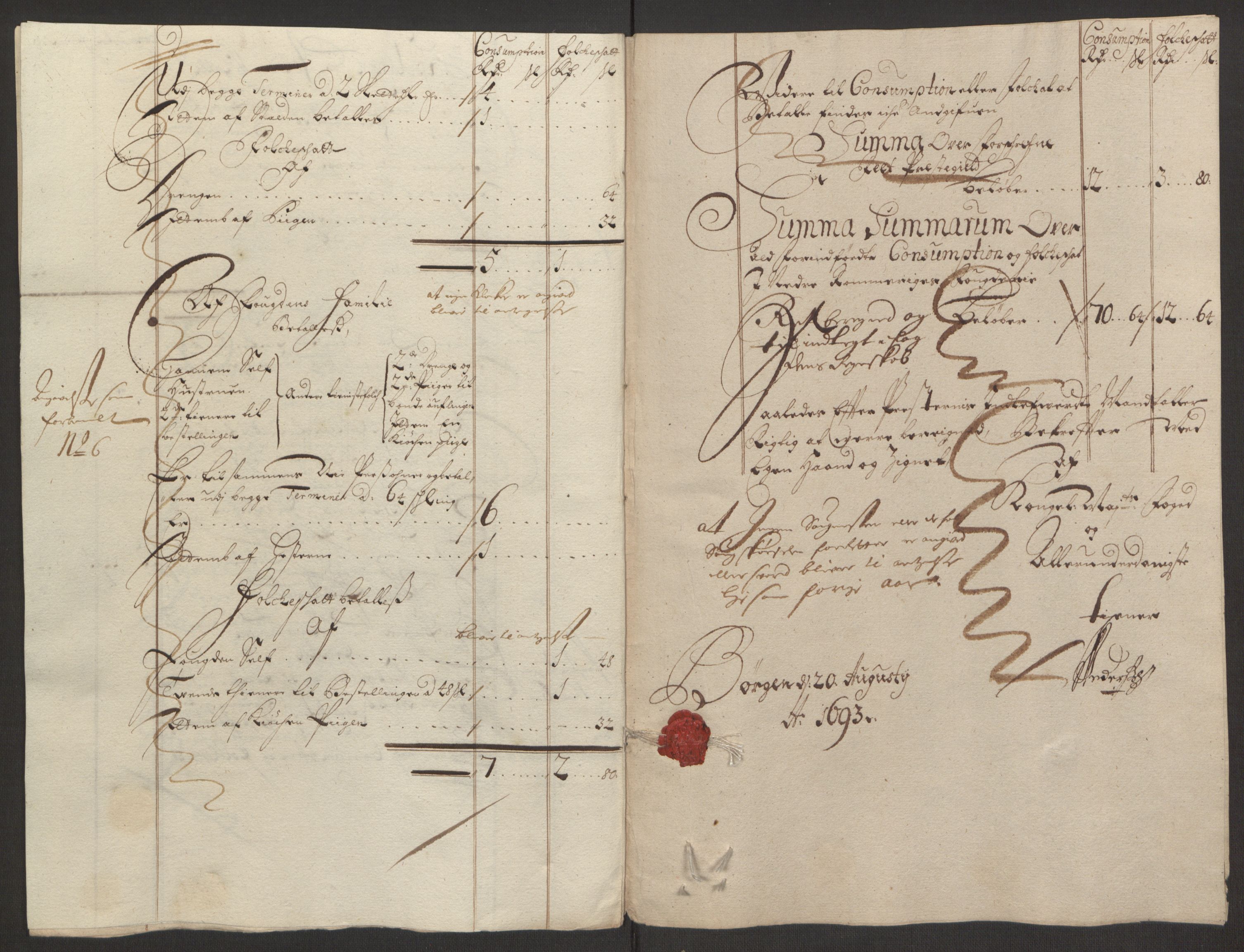 Rentekammeret inntil 1814, Reviderte regnskaper, Fogderegnskap, AV/RA-EA-4092/R11/L0578: Fogderegnskap Nedre Romerike, 1693, p. 195