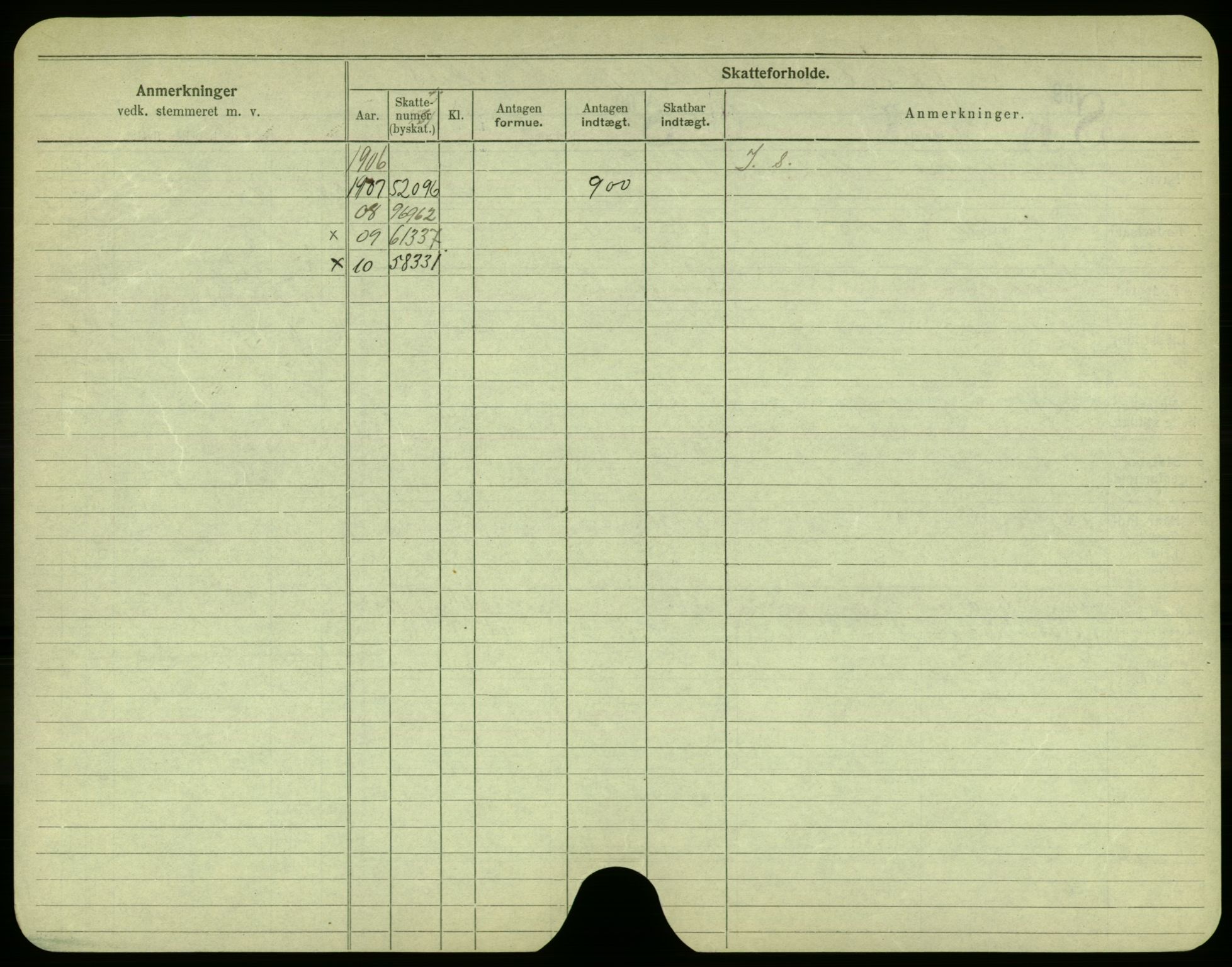 Oslo folkeregister, Registerkort, SAO/A-11715/F/Fa/Fac/L0005: Menn, 1906-1914, p. 726b