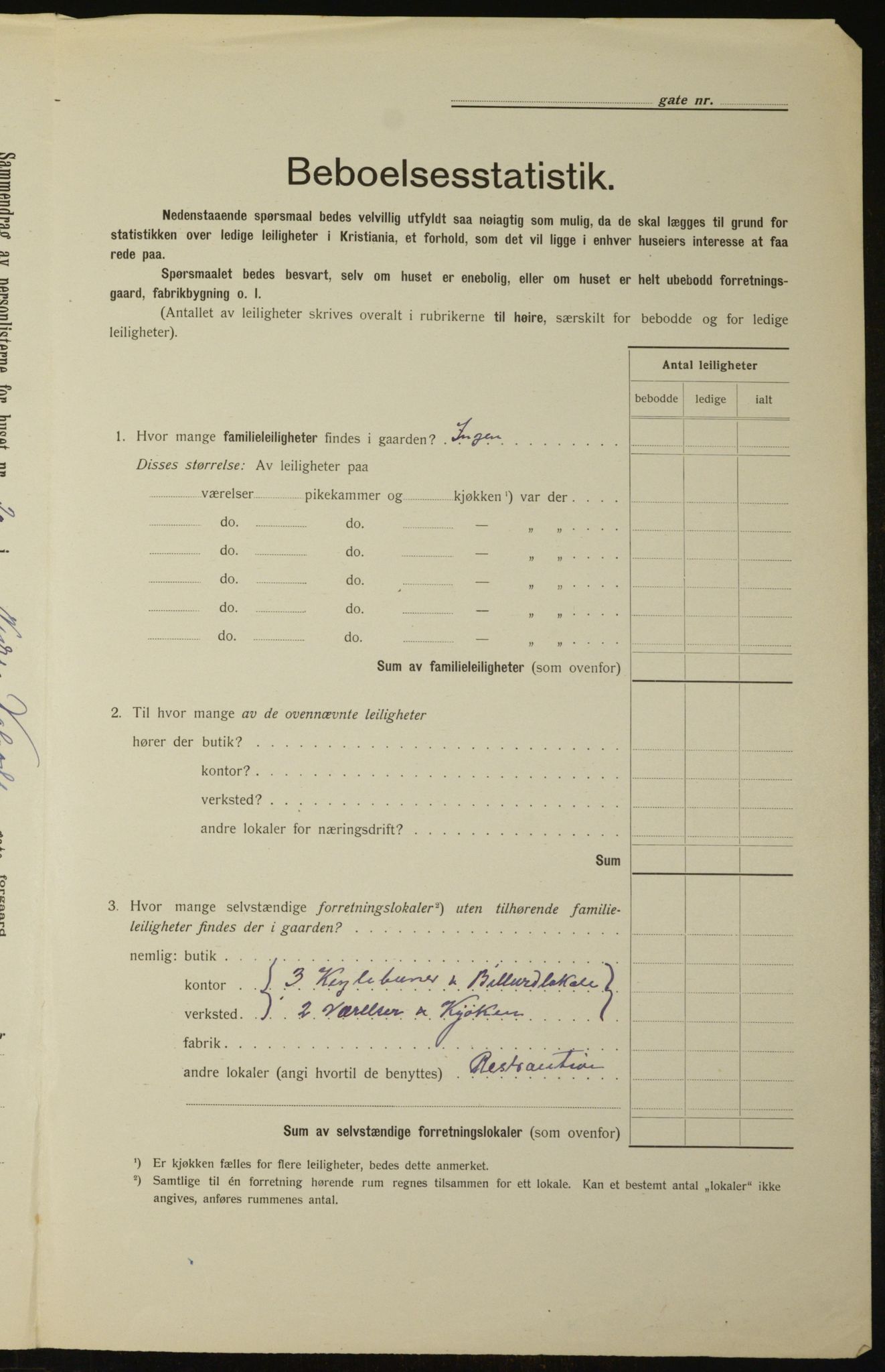 OBA, Municipal Census 1912 for Kristiania, 1912, p. 70225