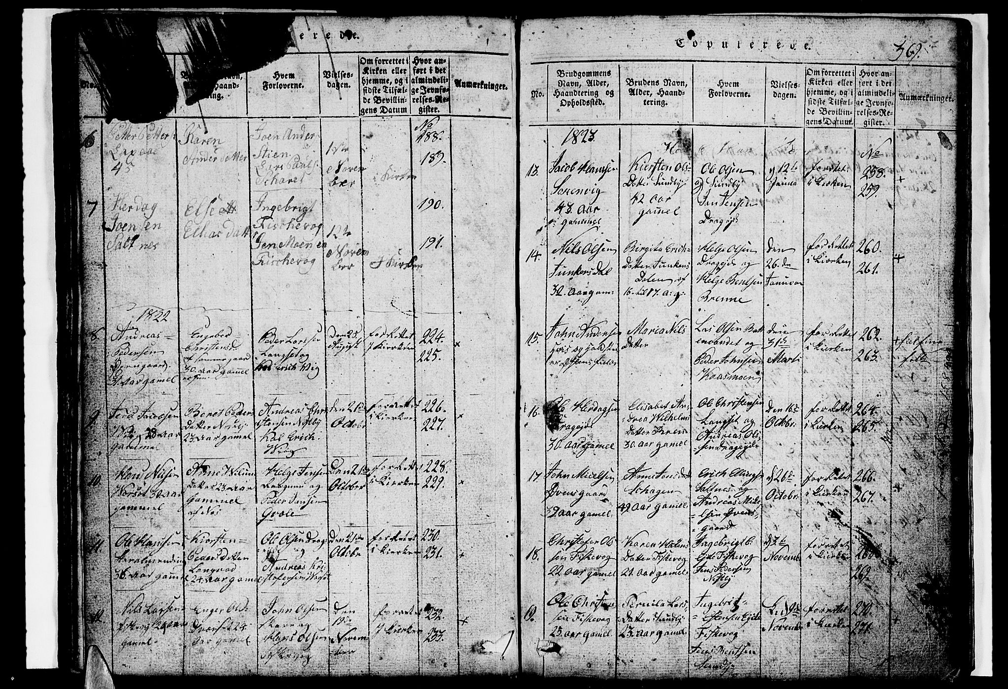 Ministerialprotokoller, klokkerbøker og fødselsregistre - Nordland, SAT/A-1459/847/L0676: Parish register (copy) no. 847C04, 1821-1853, p. 368-369
