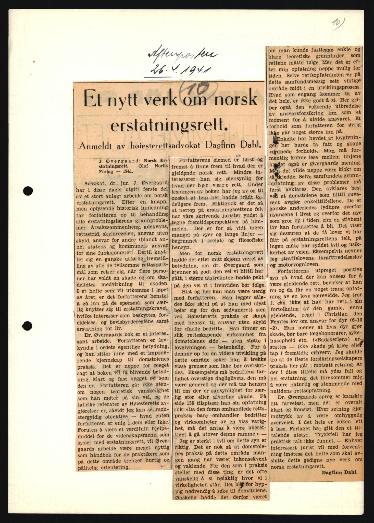 Forsvarets Overkommando. 2 kontor. Arkiv 11.4. Spredte tyske arkivsaker, AV/RA-RAFA-7031/D/Dar/Darb/L0013: Reichskommissariat - Hauptabteilung Vervaltung, 1917-1942, p. 1010