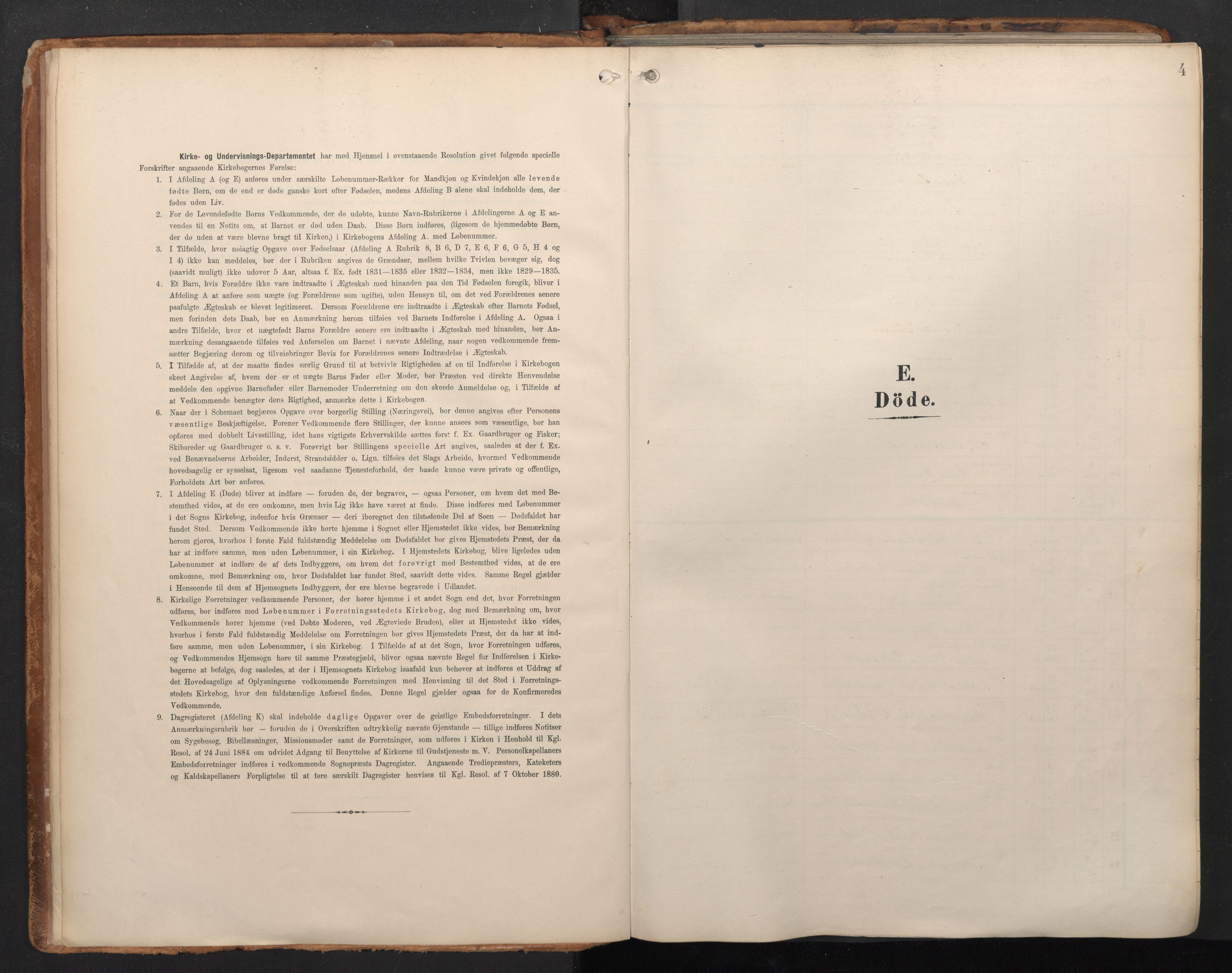 Domkirken sokneprestembete, AV/SAB-A-74801/H/Haa/L0044: Parish register (official) no. E 6, 1904-1946, p. 3b-4a