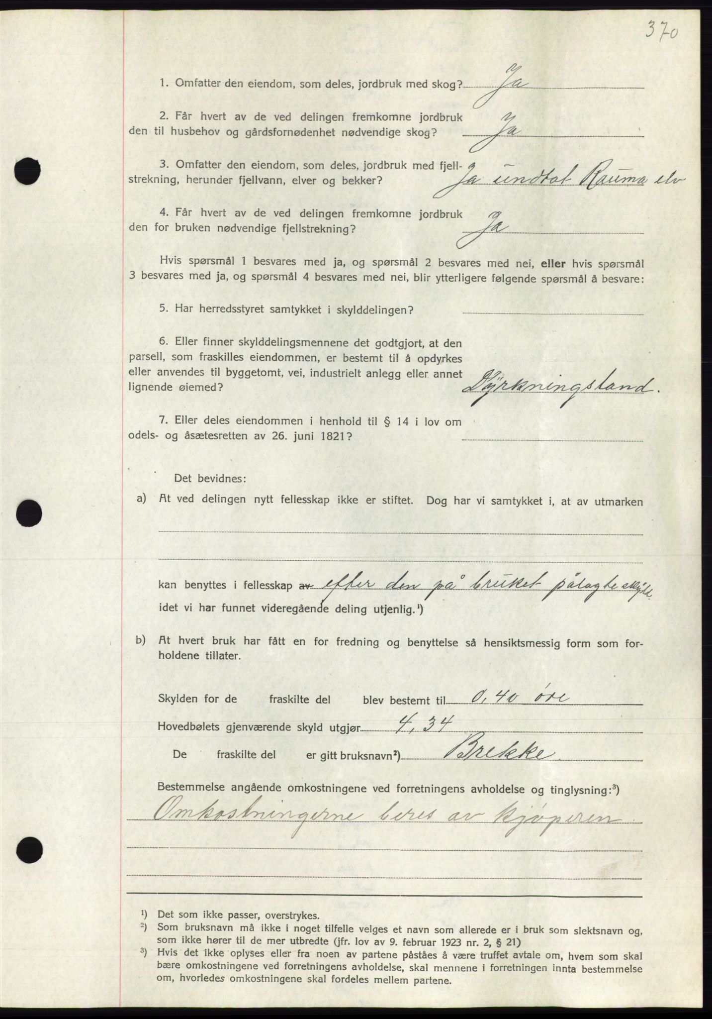 Romsdal sorenskriveri, AV/SAT-A-4149/1/2/2C/L0060: Mortgage book no. 54, 1931-1932, Deed date: 01.02.1932