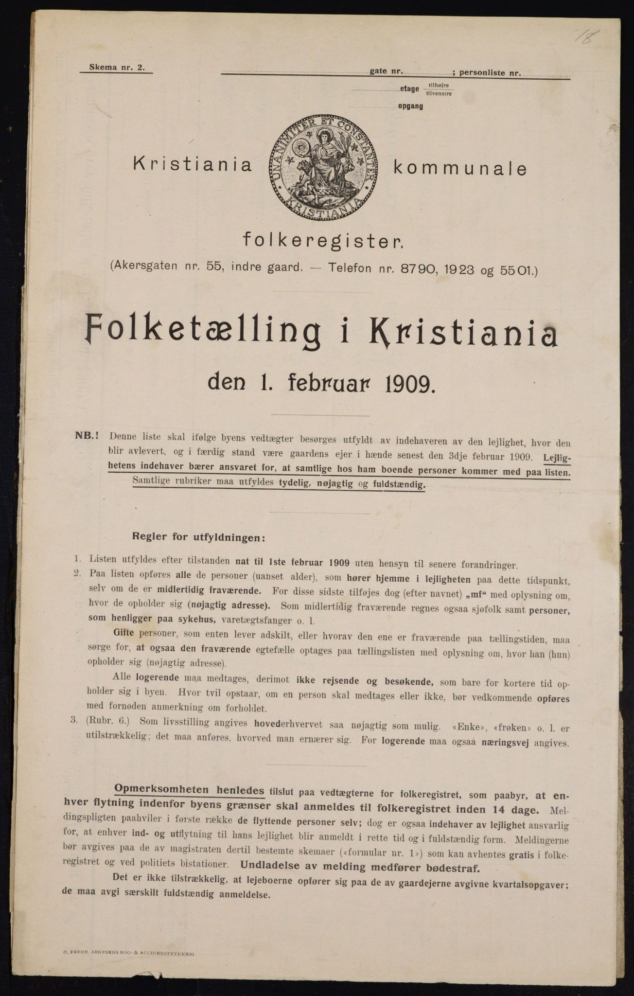 OBA, Municipal Census 1909 for Kristiania, 1909, p. 47226