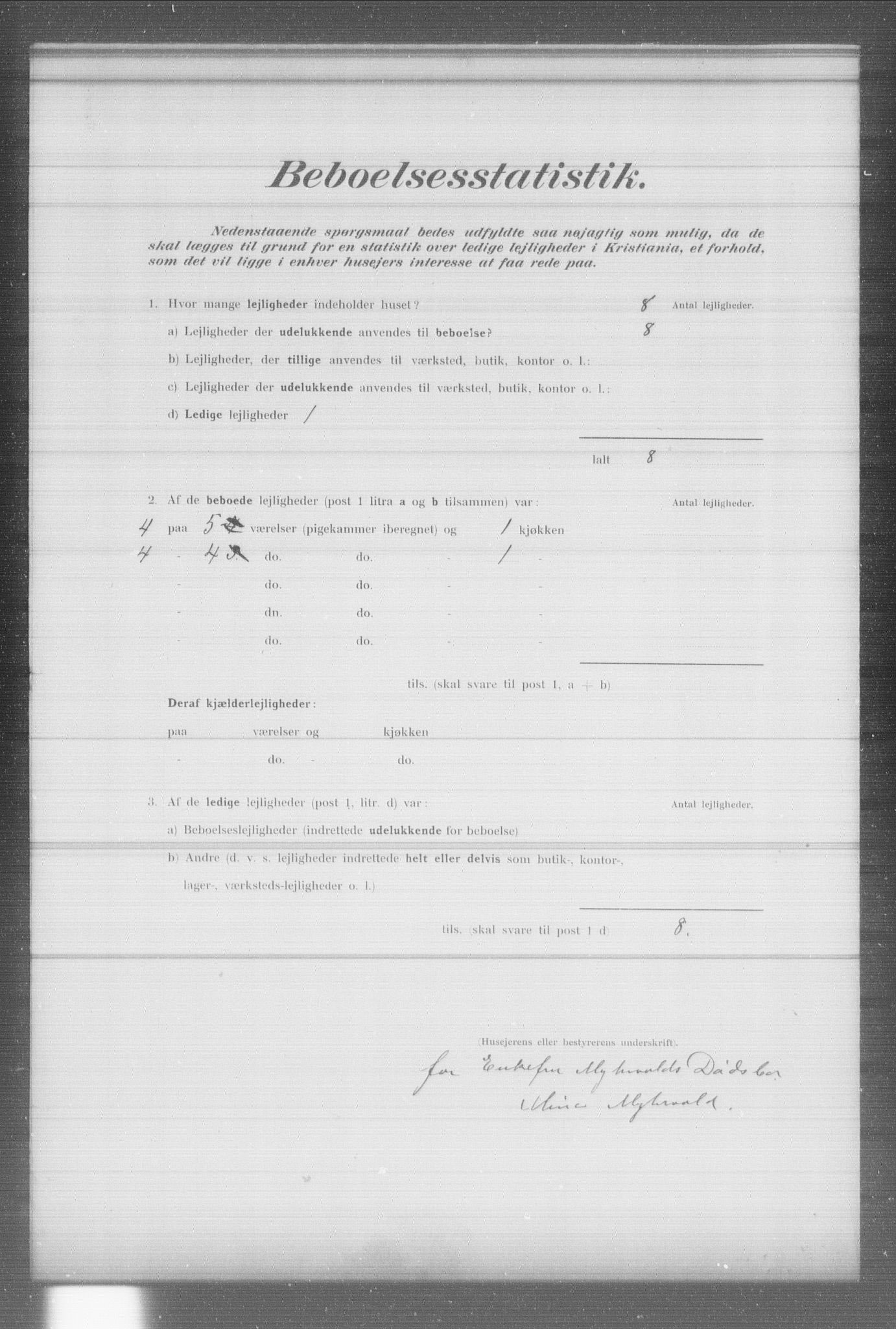 OBA, Municipal Census 1902 for Kristiania, 1902, p. 7842