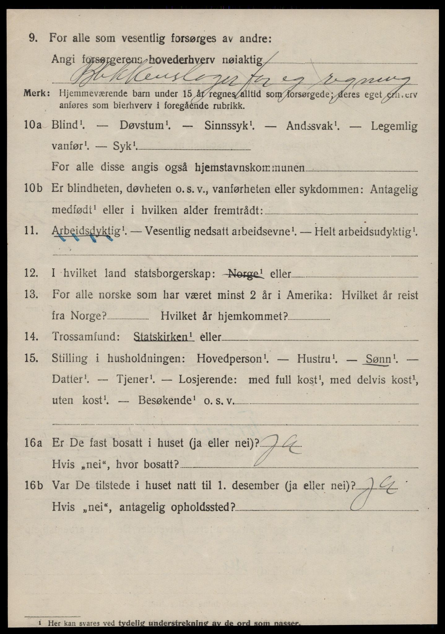 SAT, 1920 census for Rovde, 1920, p. 928