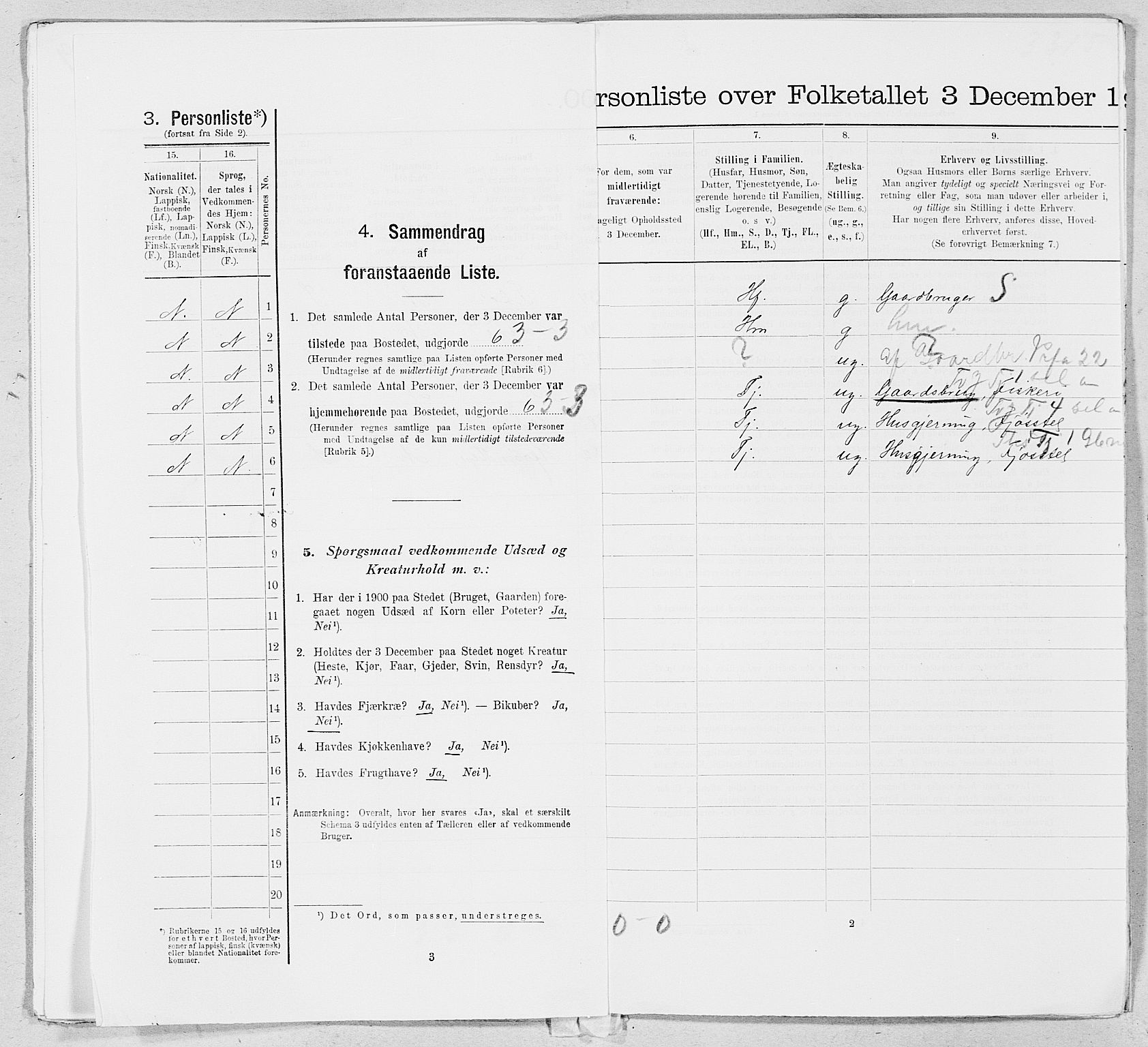 SAT, 1900 census for Alstahaug, 1900, p. 829