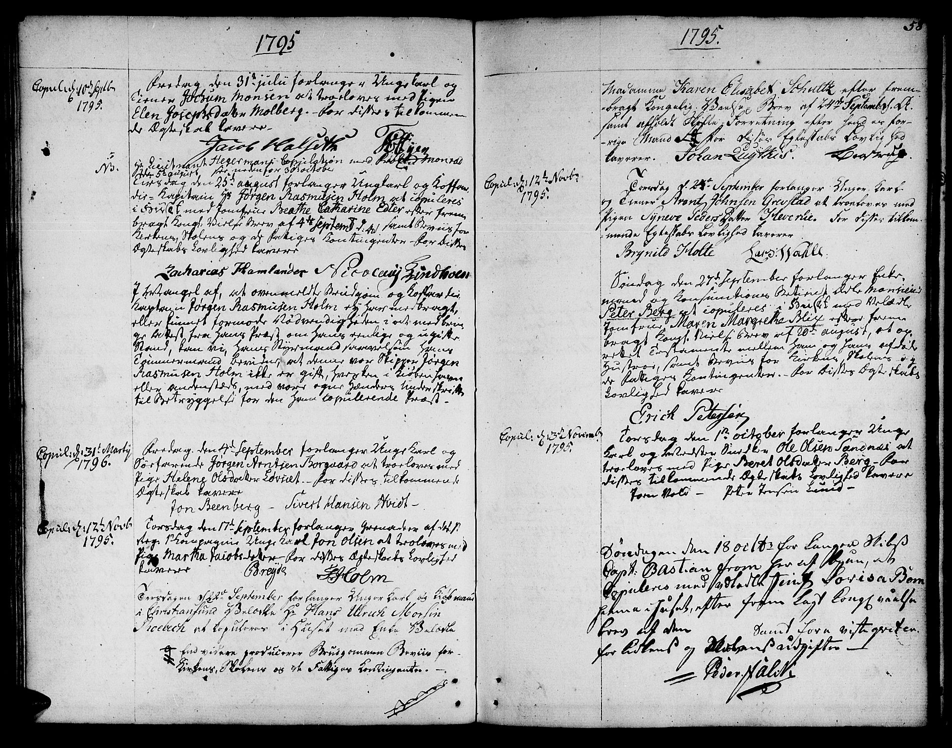 Ministerialprotokoller, klokkerbøker og fødselsregistre - Sør-Trøndelag, SAT/A-1456/601/L0041: Parish register (official) no. 601A09, 1784-1801, p. 58